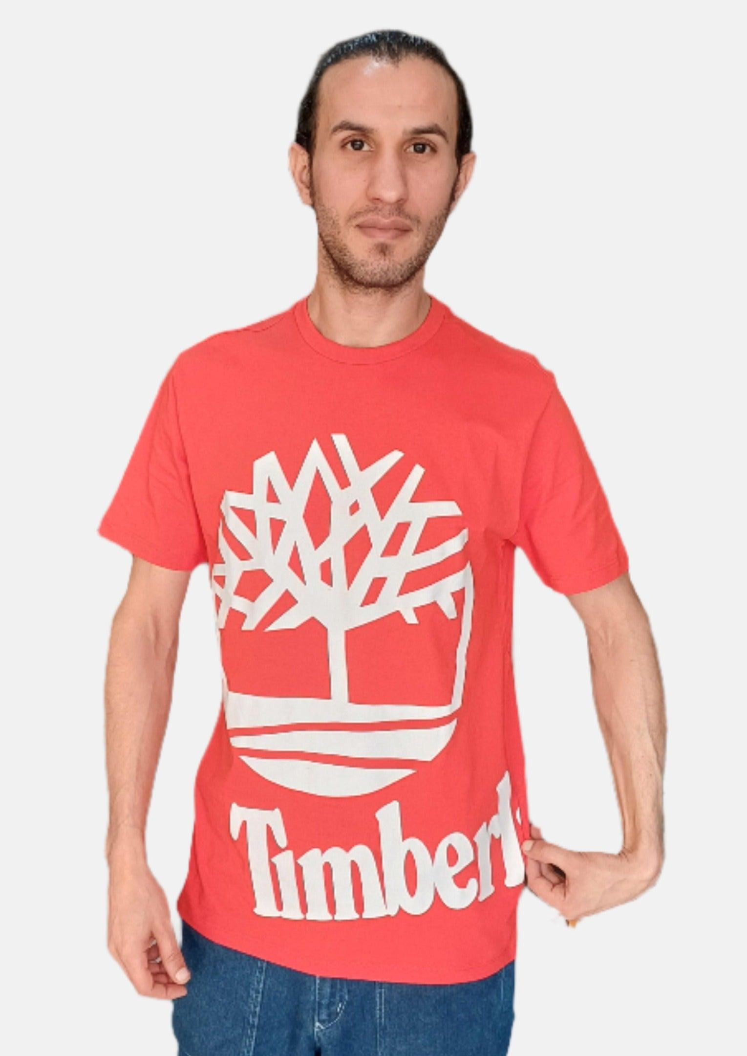 T-SHIRT À MANCHES COURTES ROUGES TIMBERLAND