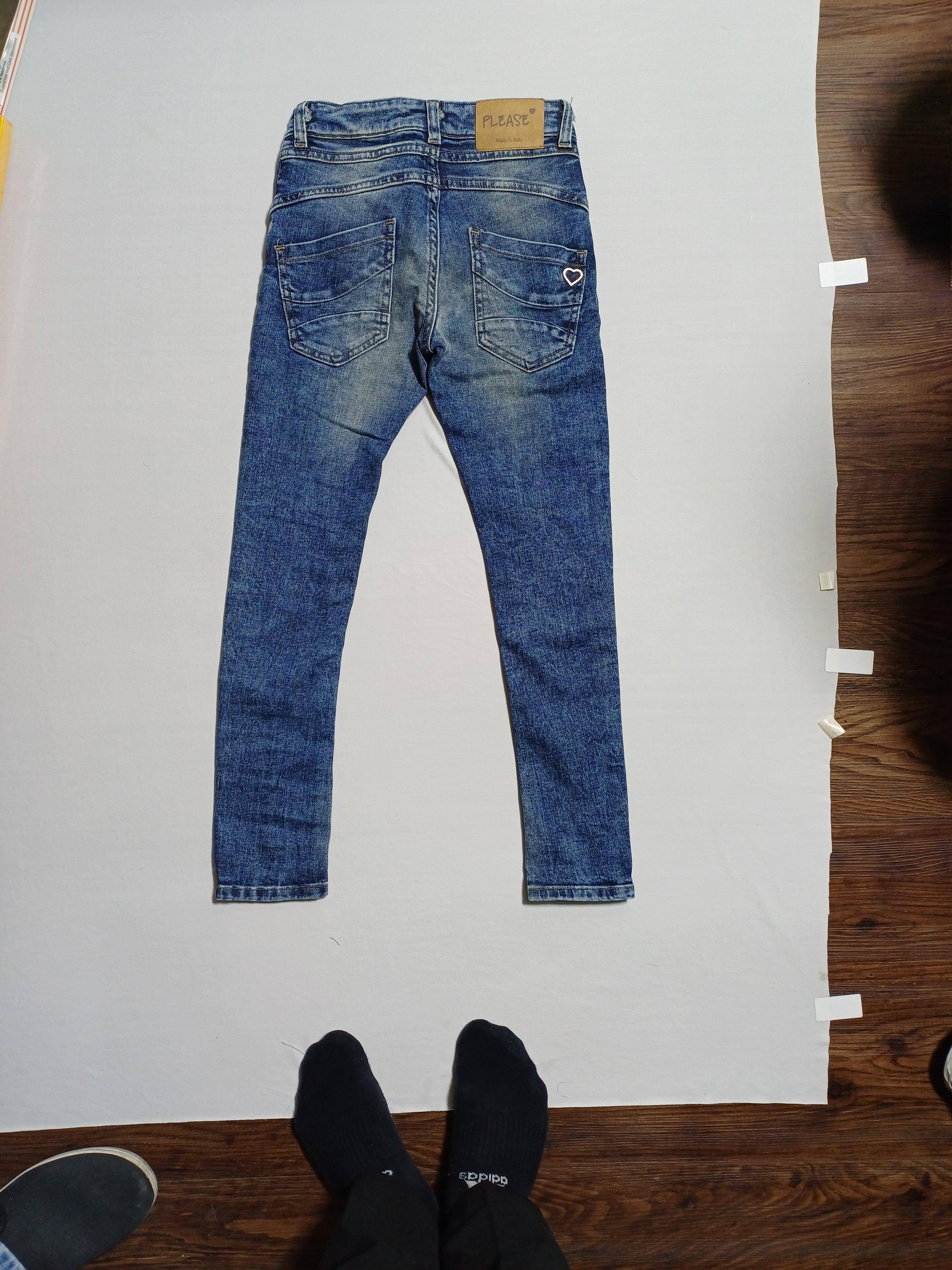 JEANS FILLE BLUE-S PLEASE 00072