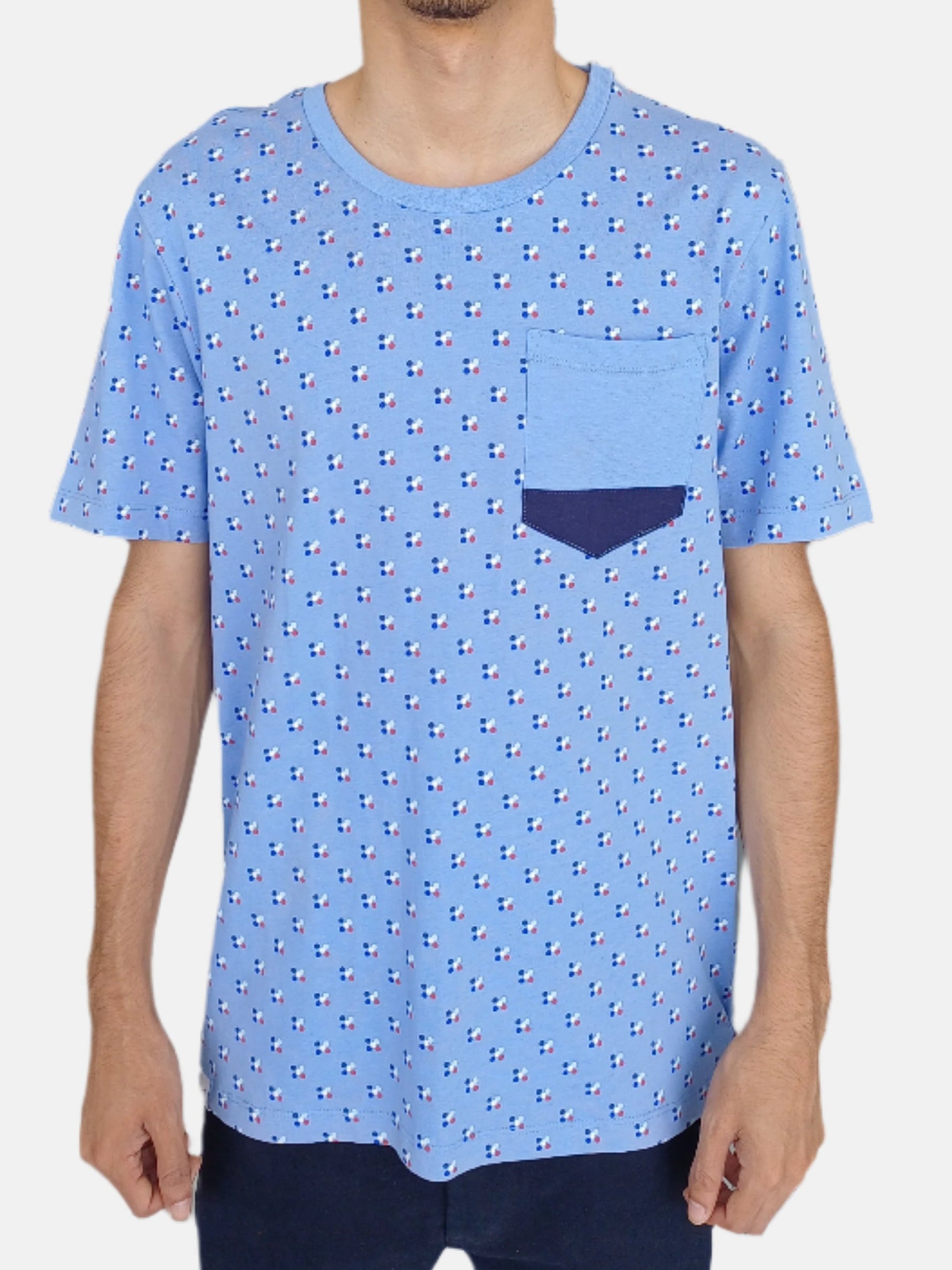 U.S. Polo Assn. Round Neck T-Shirts Blue 5