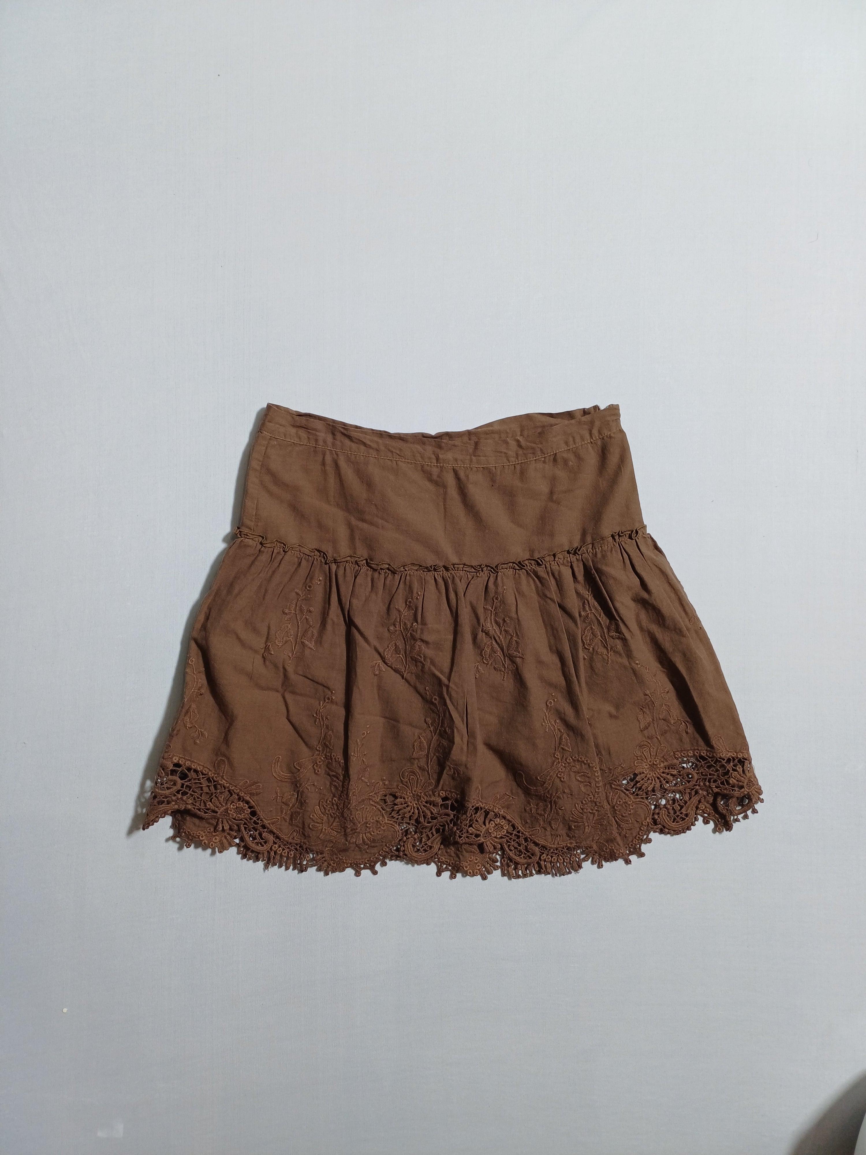 Ki6? Chi Sei Girl Skirts Brown 32KGN57
