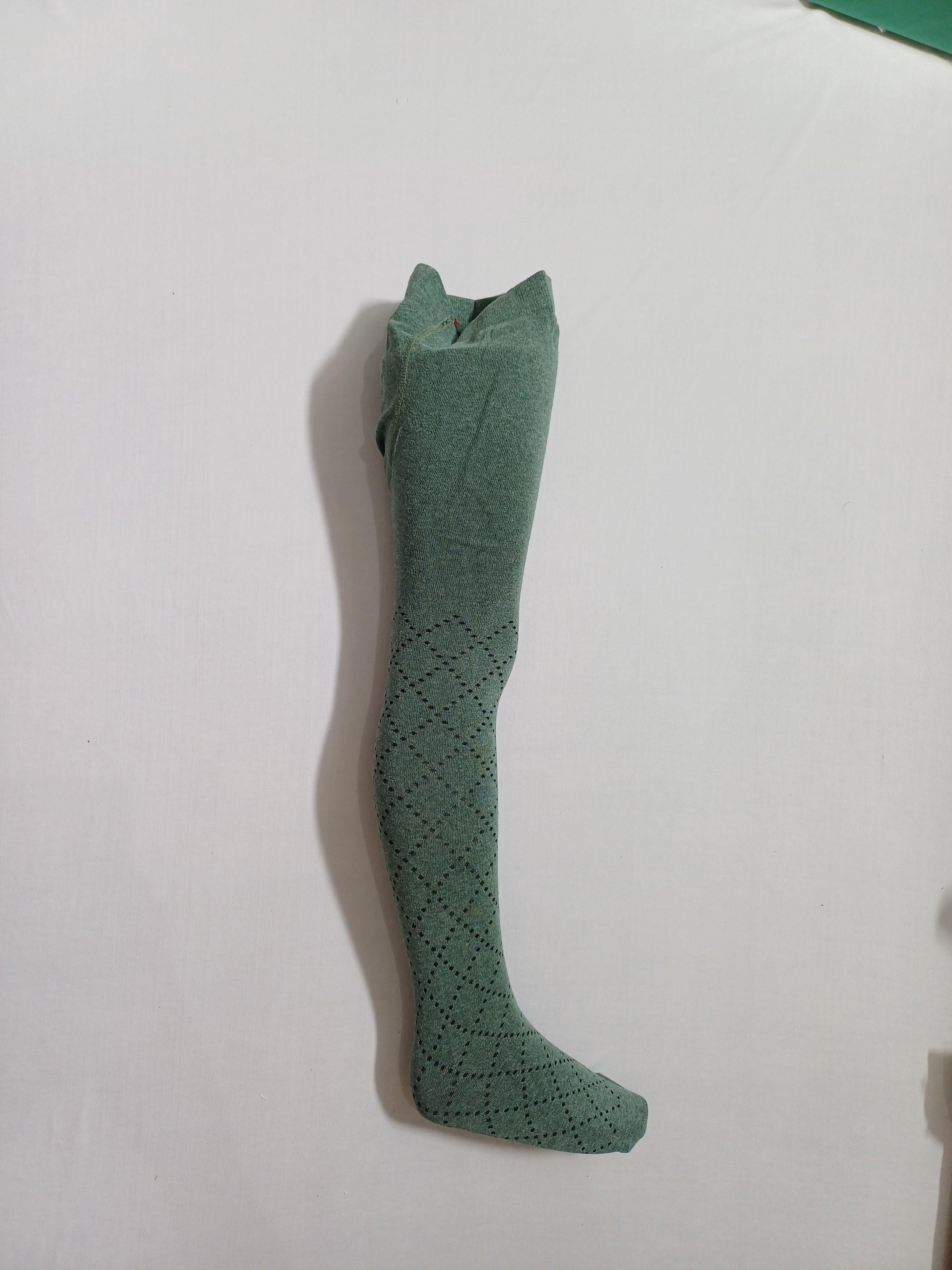 k30083 Green Golya Düz girl Pantyhose