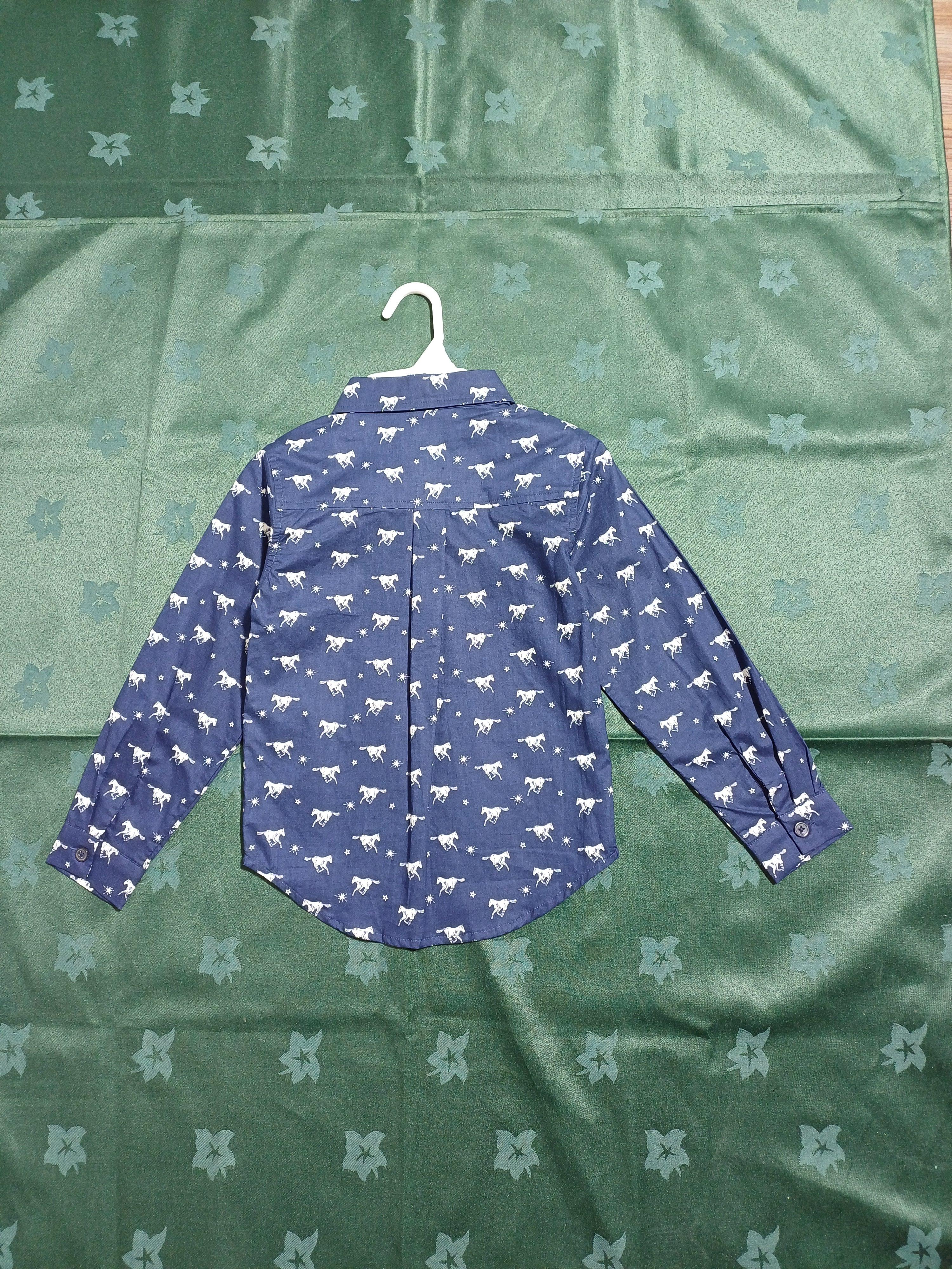 قميص راشيل رايلي RR0141 للأولاد باللون الأزرق البحري مقاس 6 سنوات