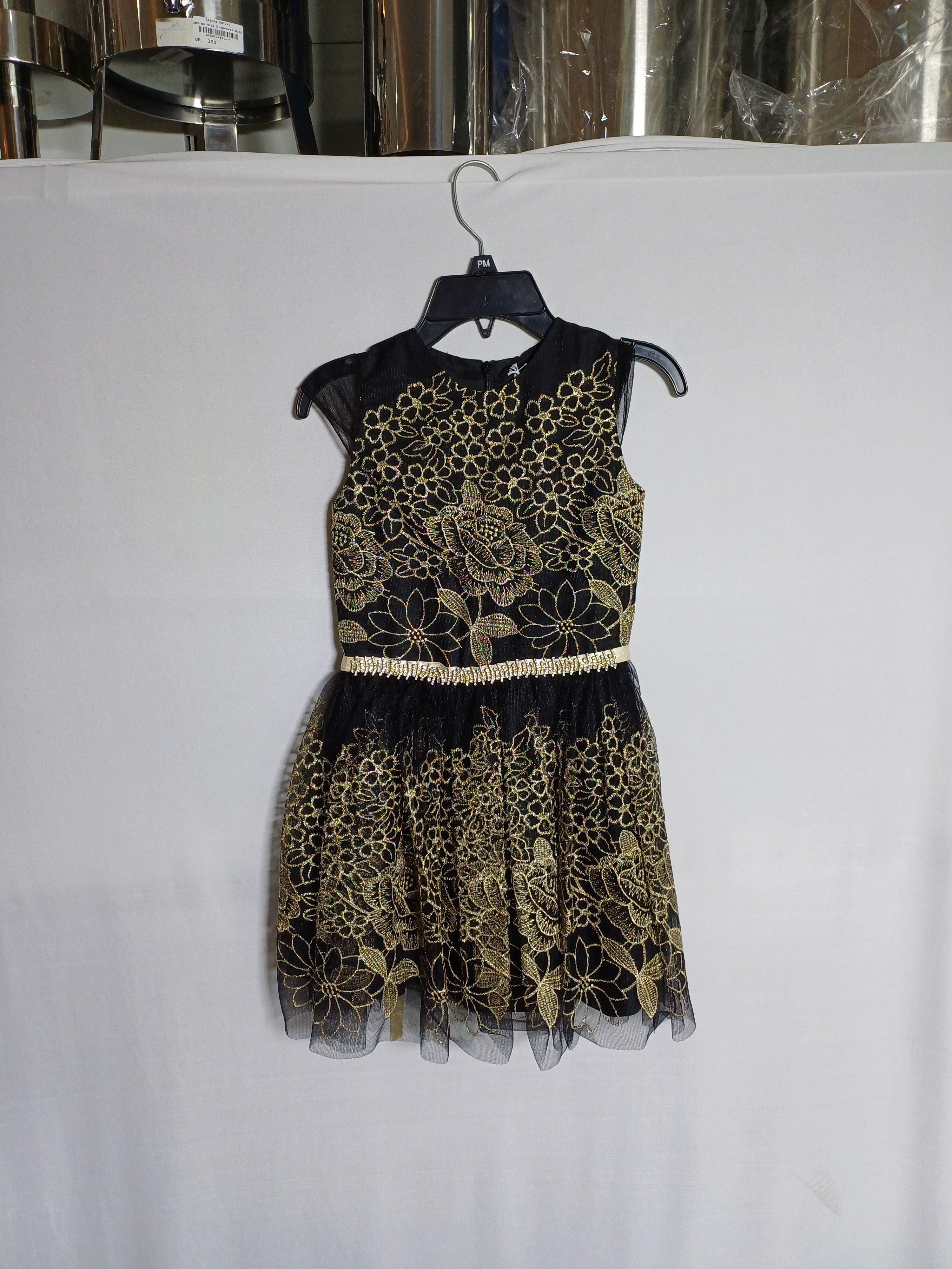 DAVID CHARLES BLACK-9Y GIRLS DRESS DC0011
