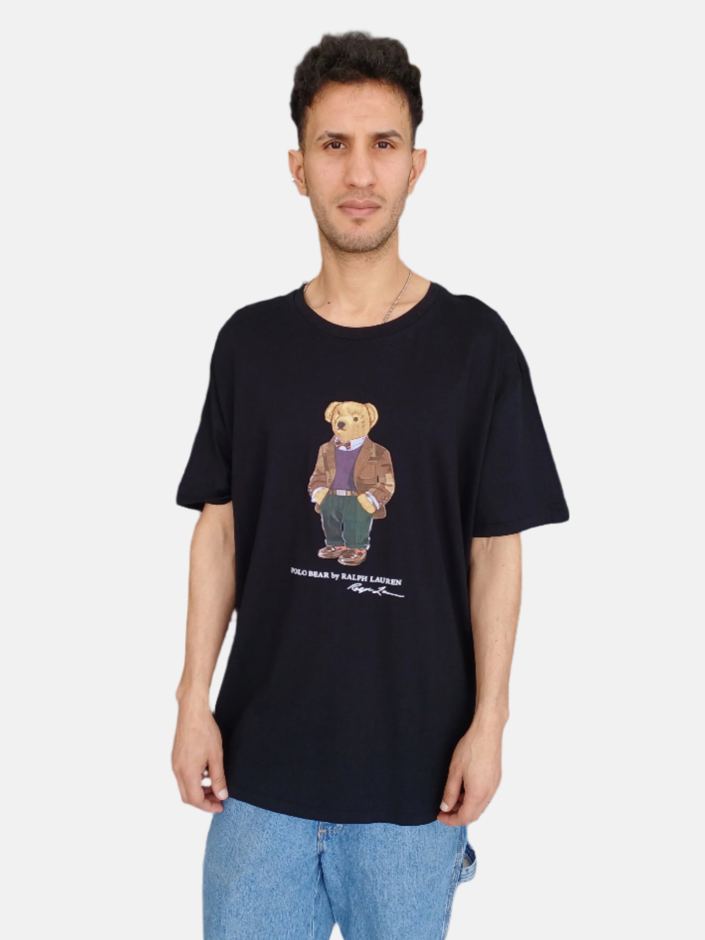 Polo Ralph Lauren Men Round Neck T-Shirt Classic Fit Black B 710854497025