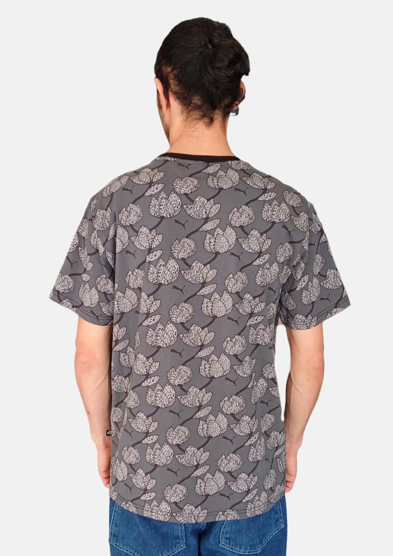 T-SHIRT COL ROND GRIS PUMA POUR HOMMES