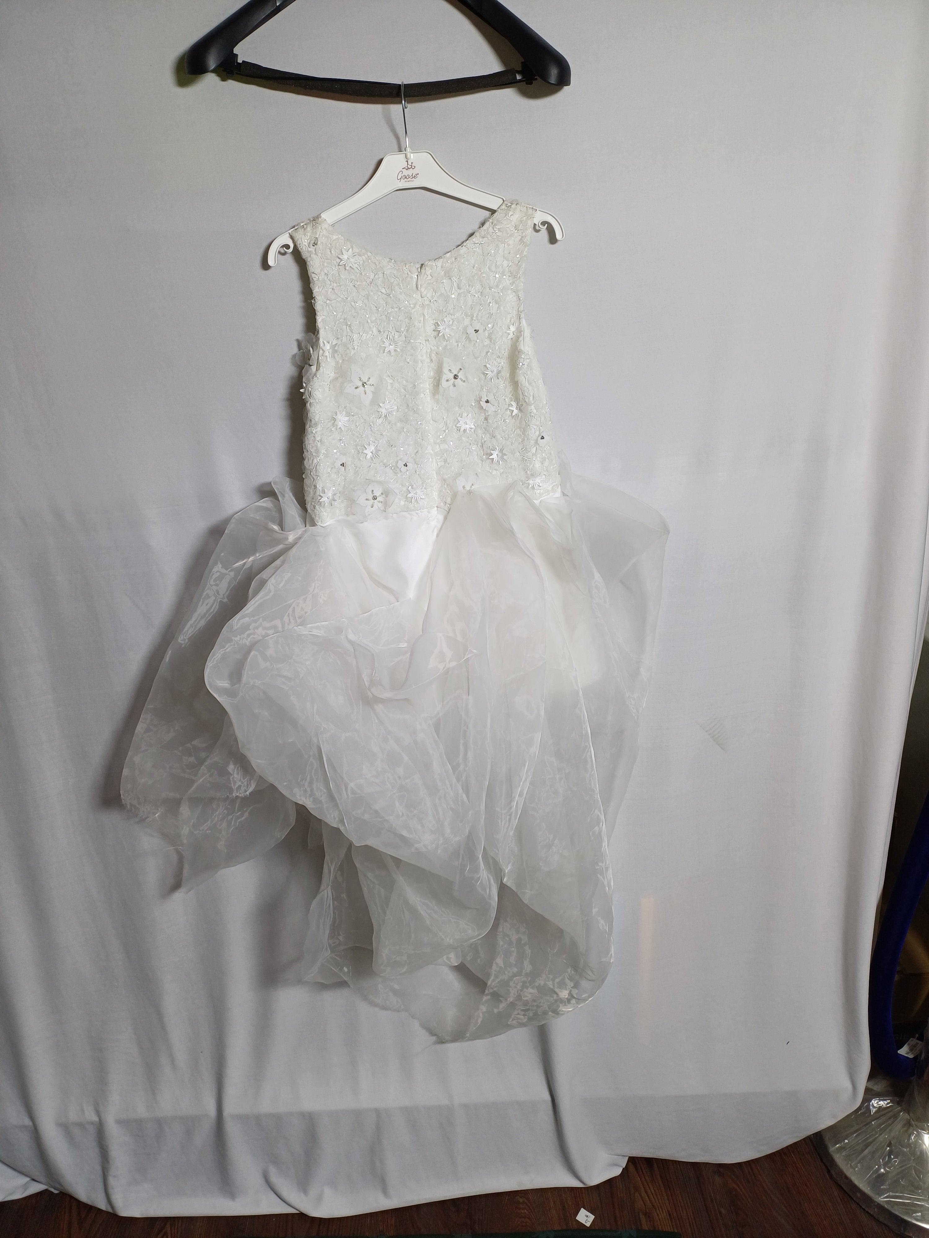 MISCHKA AOKI WHITE-10A GIRL DRESS AND THEN IT'S SPRING