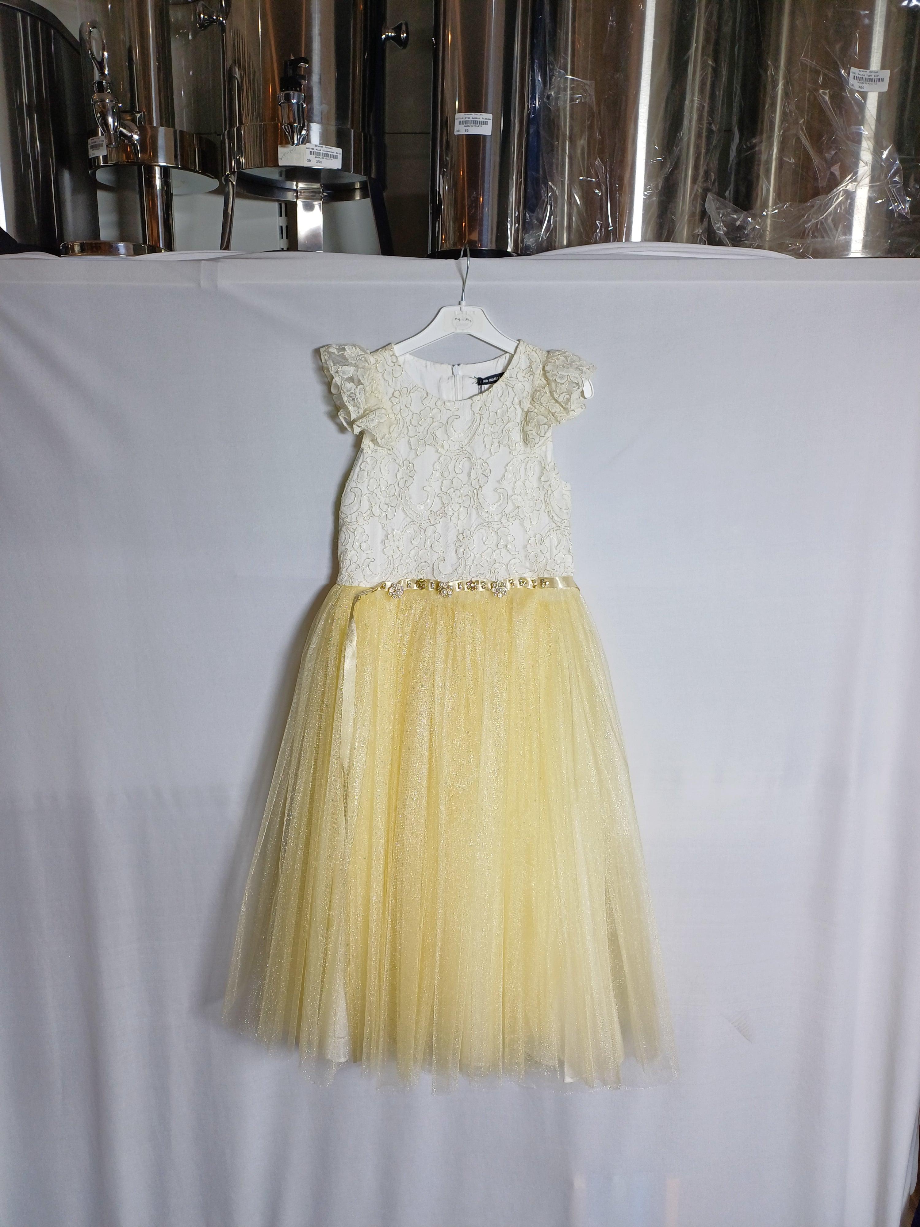 DAVID CHARLES WHTGD-11Y GIRLS DRESS DC0009