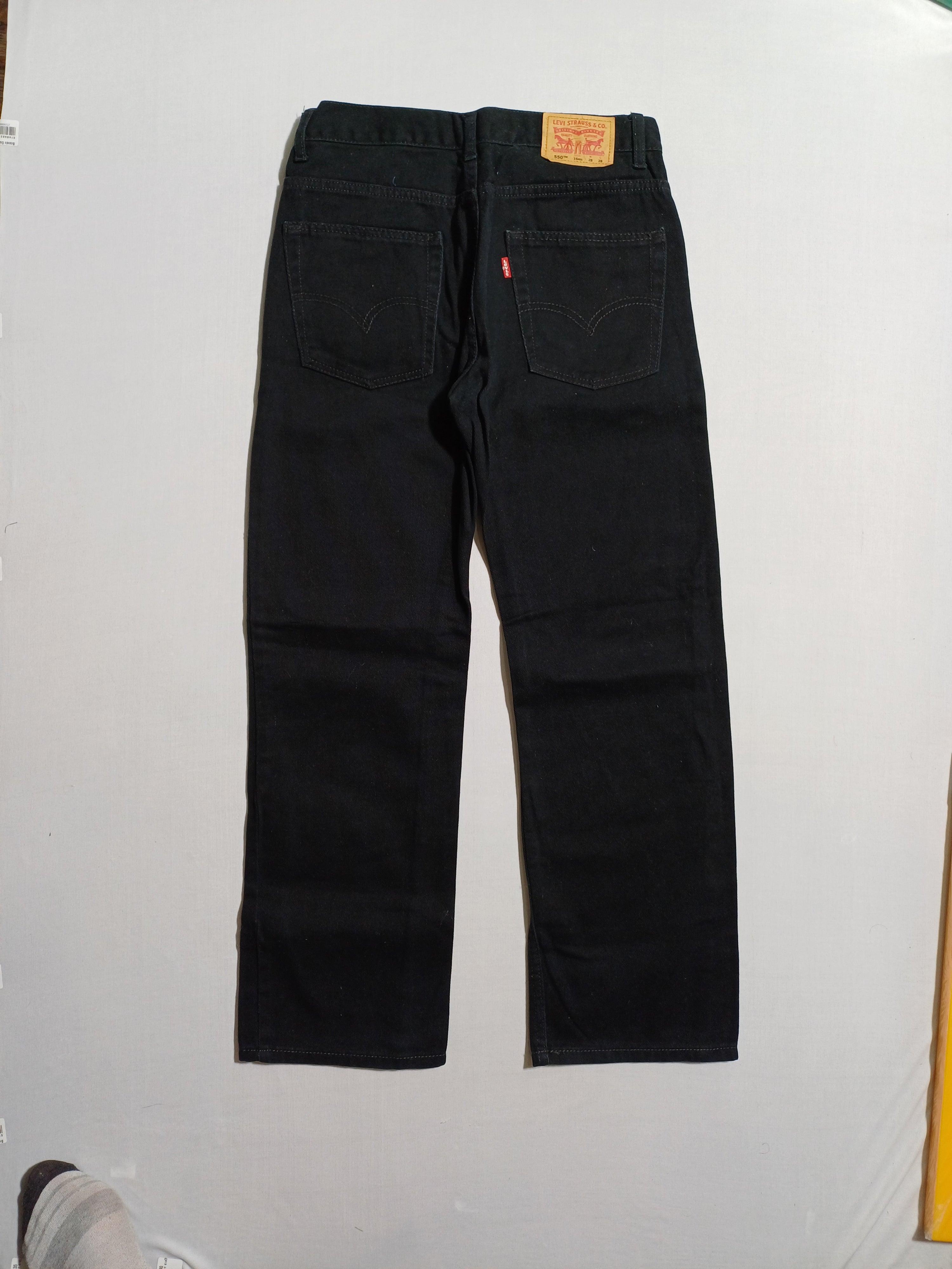 بنطلون جينز LEVI'S 16-REG 28X28 للأولاد باللون الأسود