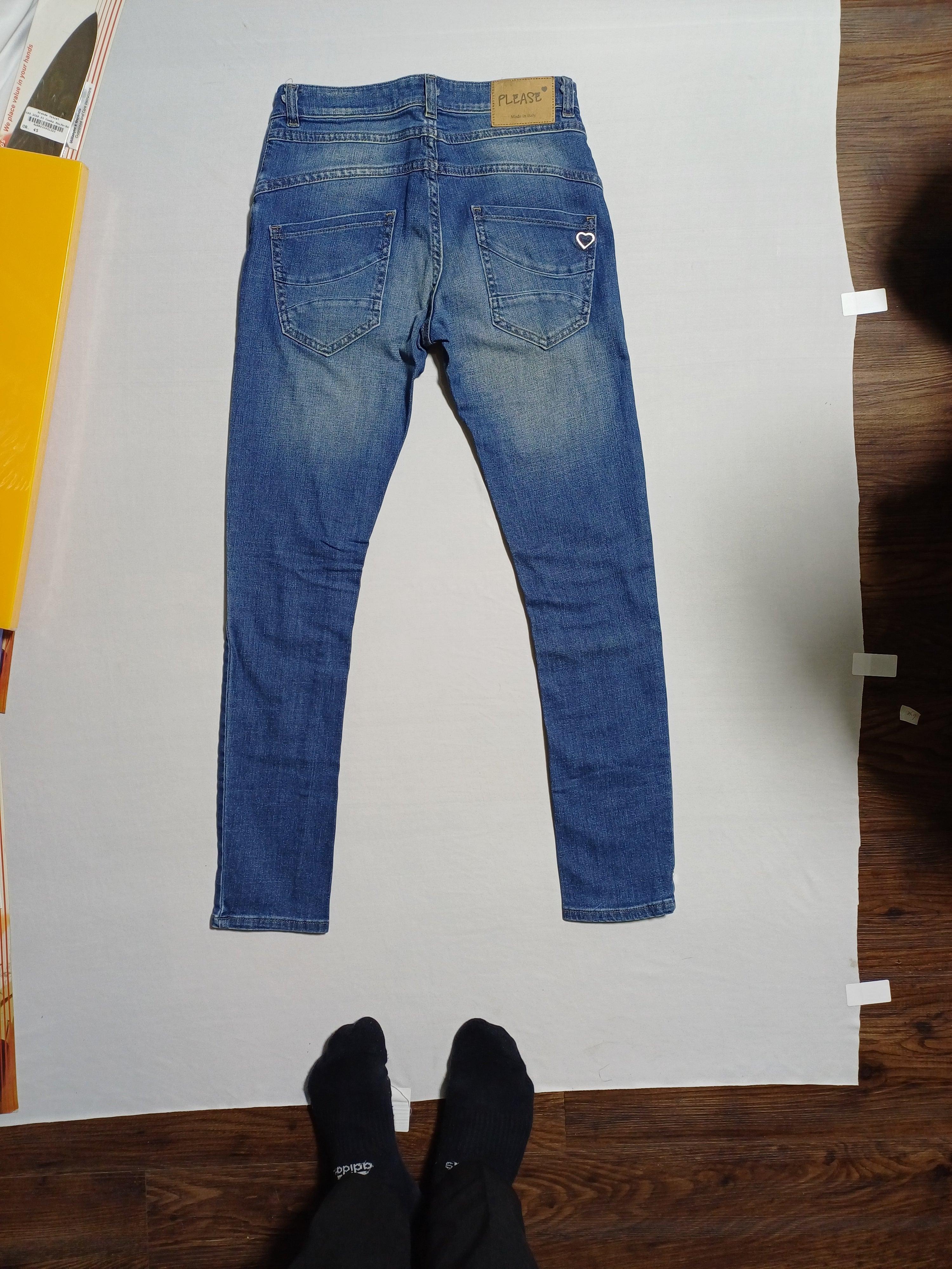 JEANS FILLE BLEU-L PLEASE 00070