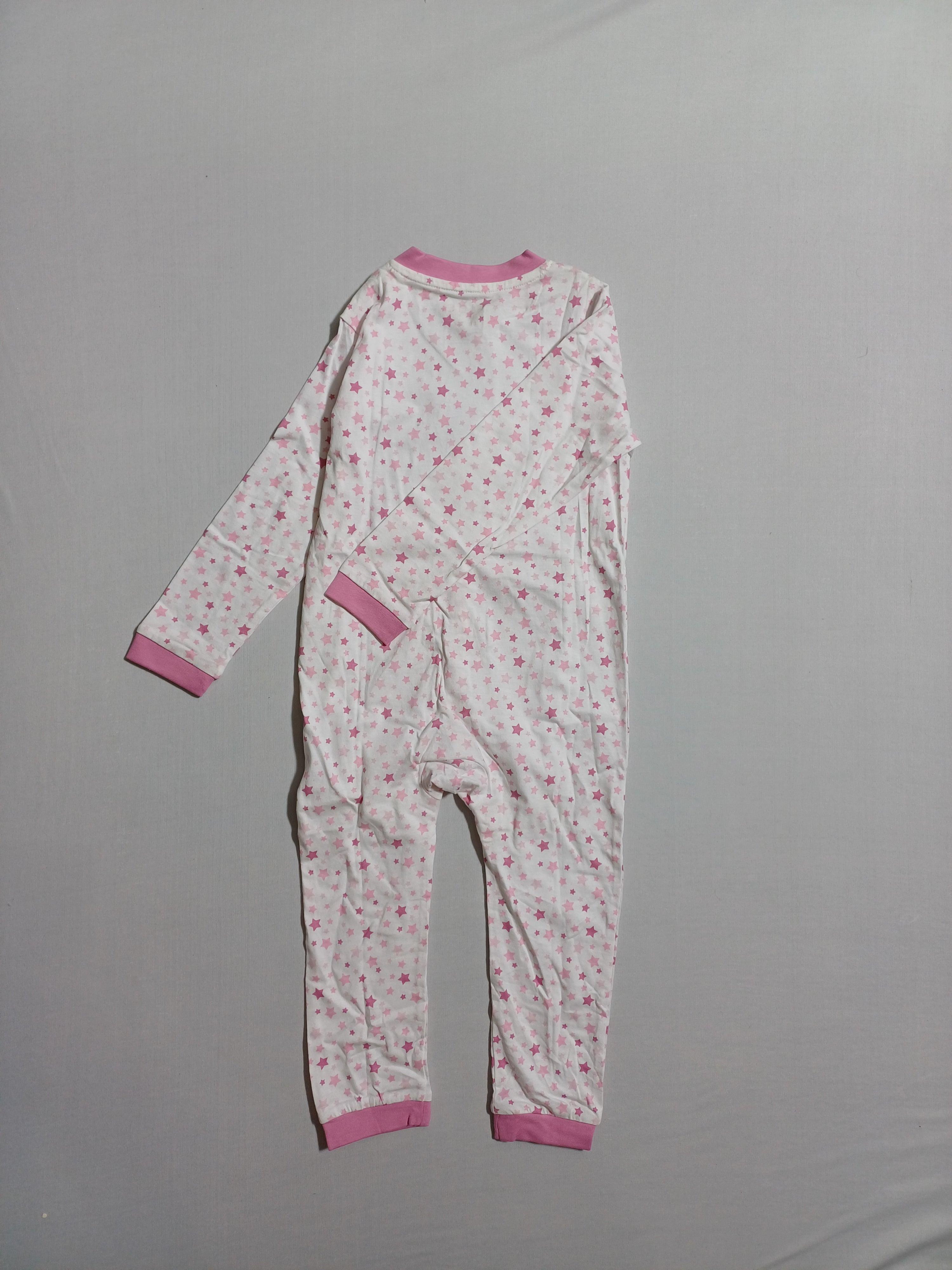 TCHIBO WHITE PINK BABY ROMPER