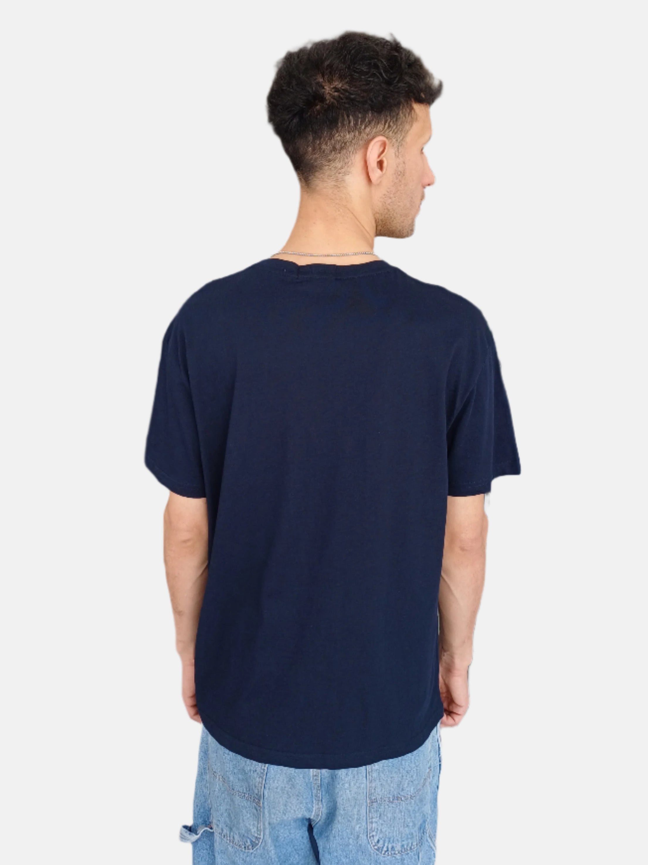 Polo Ralph Lauren Men Round Neck T-Shirt Classic Fit Navy 710854497025