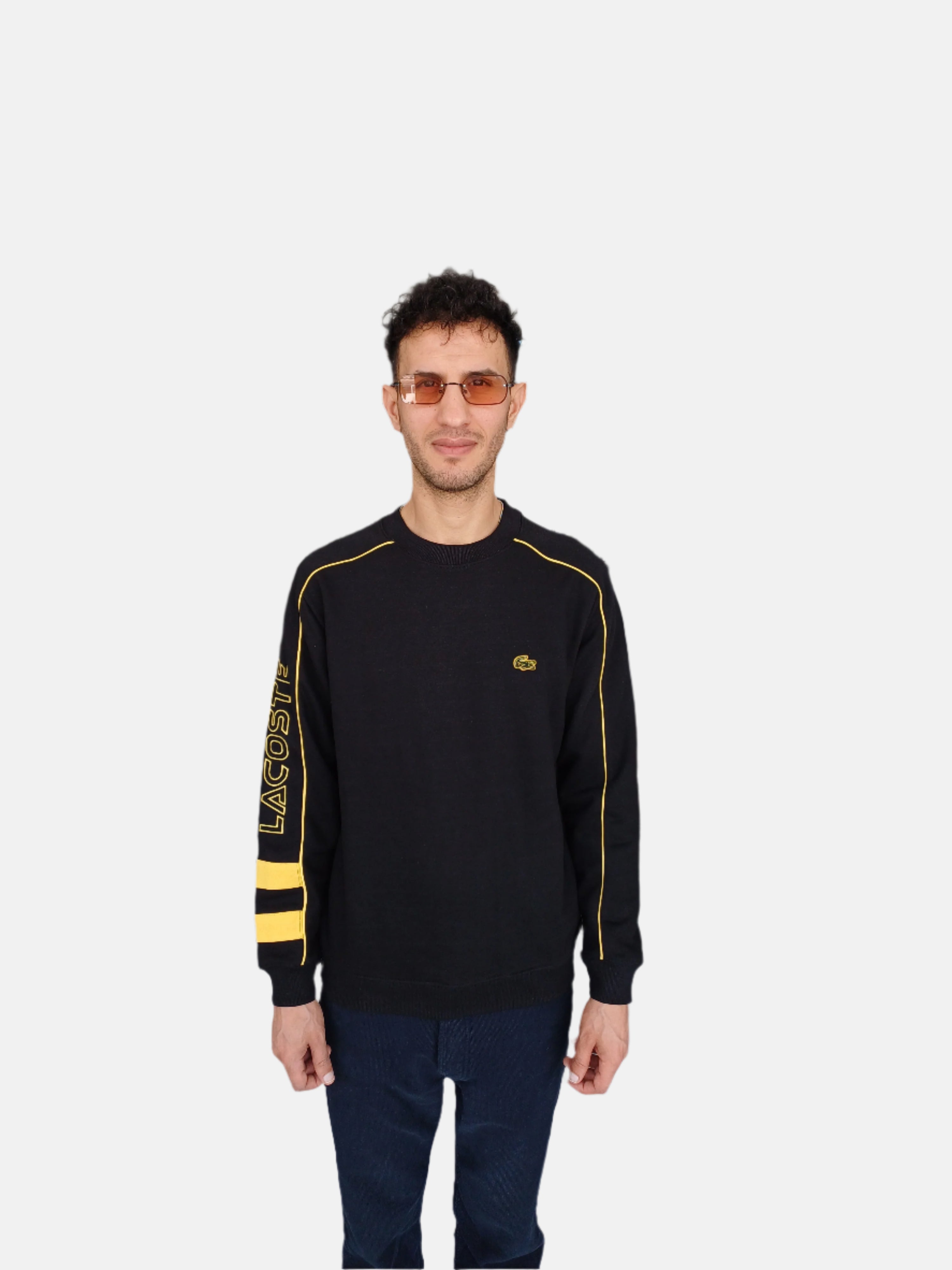 Lacoste Crew Neck Slim Fit Sweatshirt Black FA10614 F73298