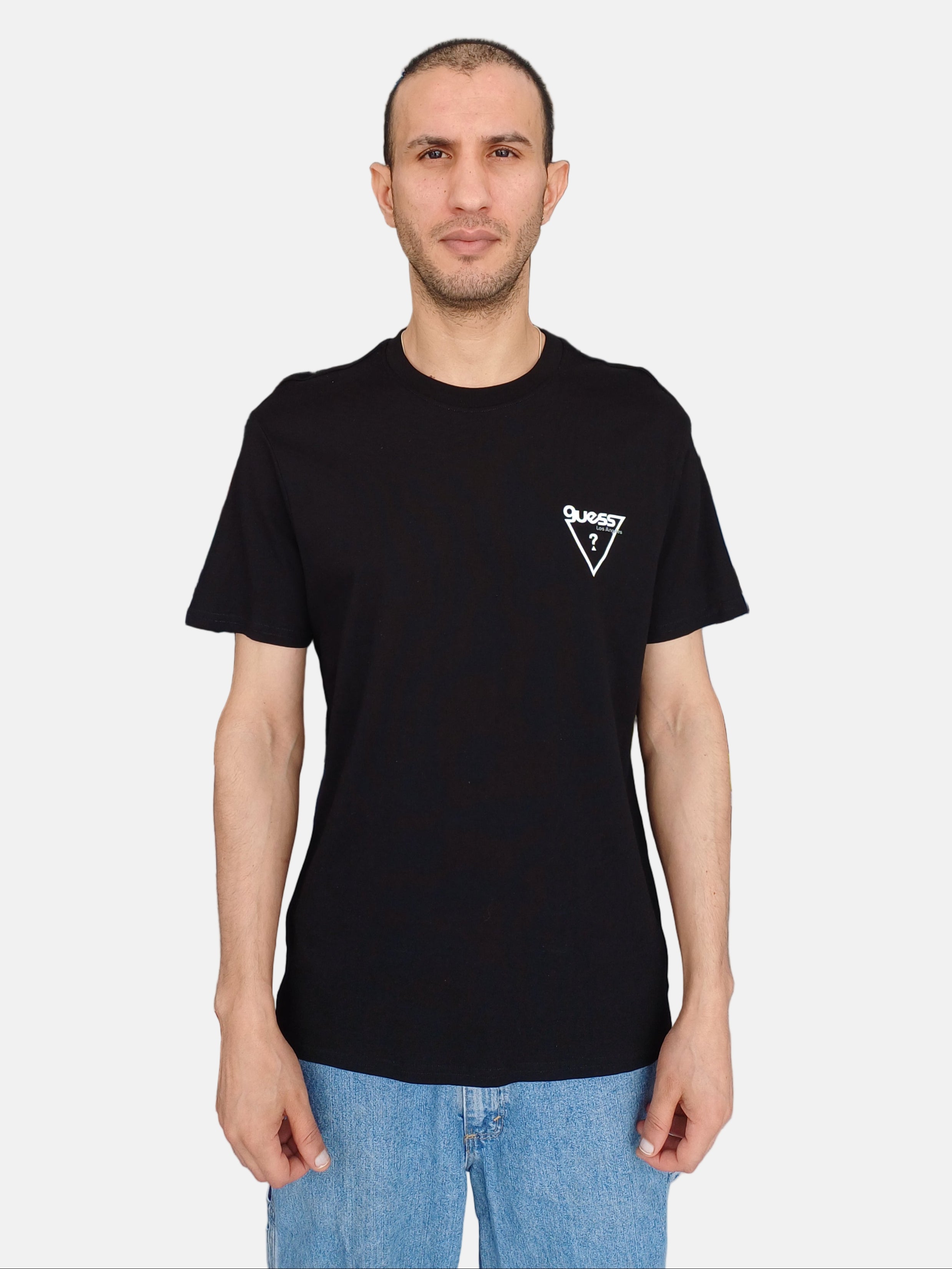 Guess Round Neck T-shirt Black T5VI32