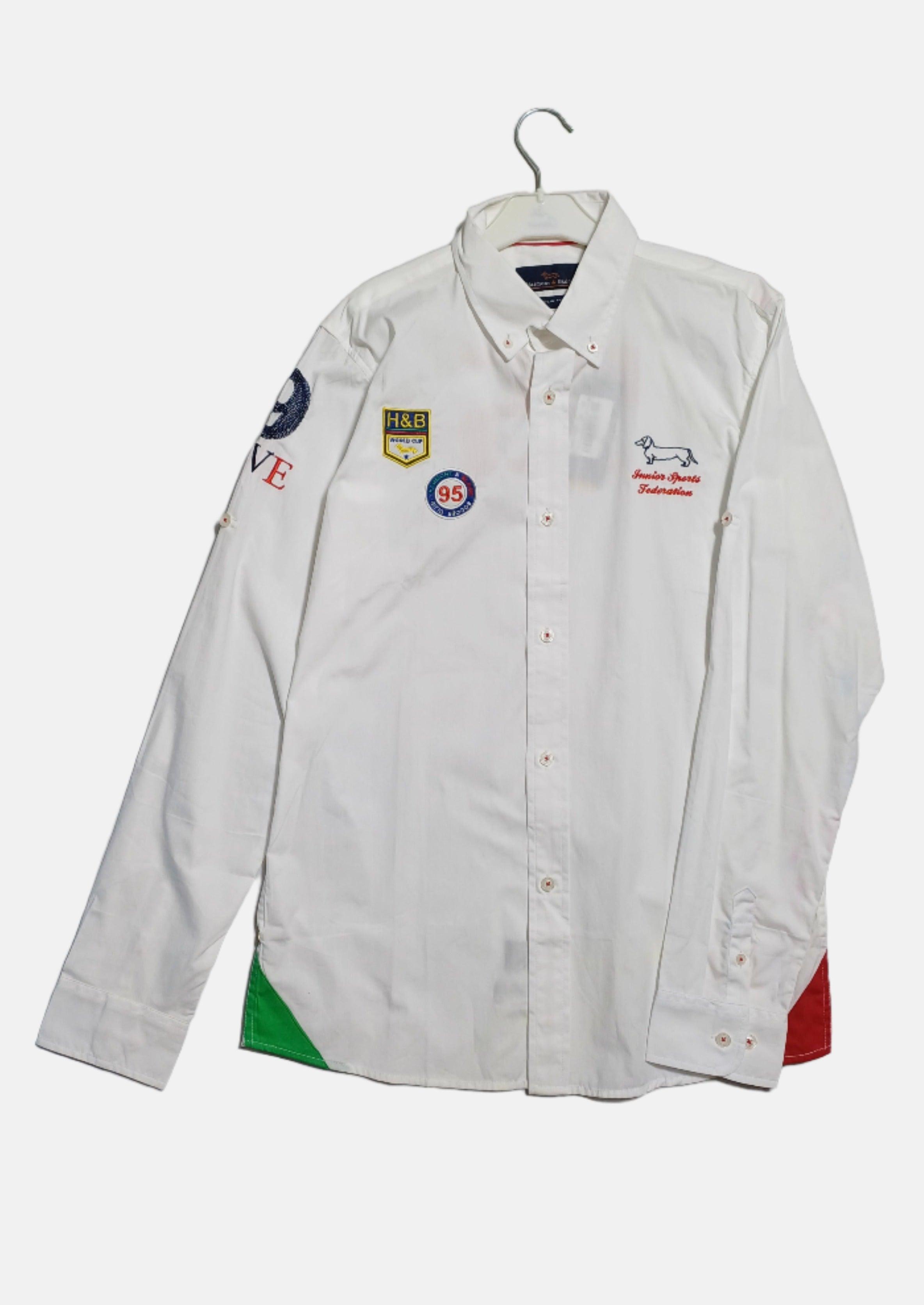 HARMONT&BLAINE WHITE-3XL BOYS SHIRT JC270