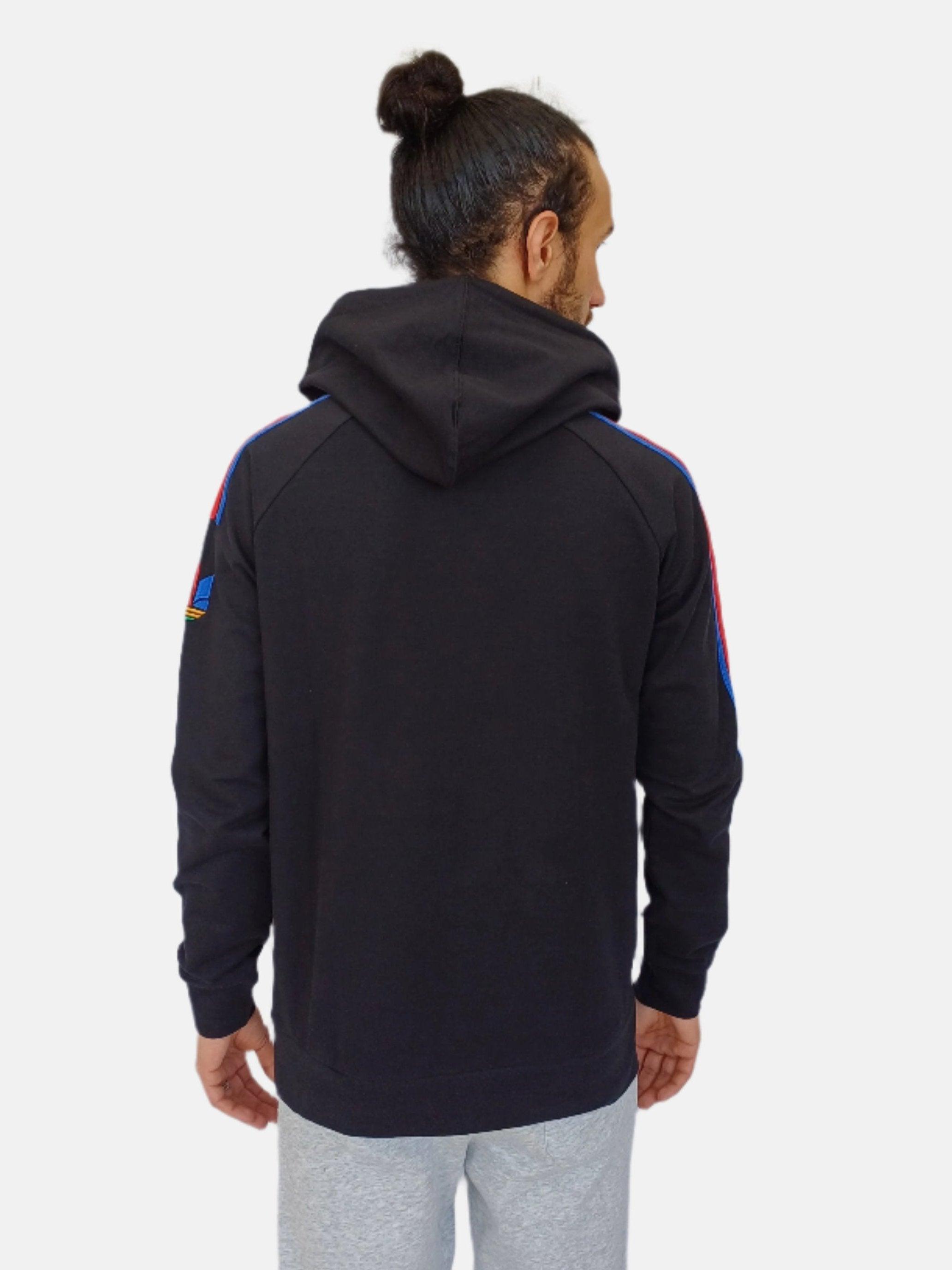 Sweat à capuche noir Adidas pour homme