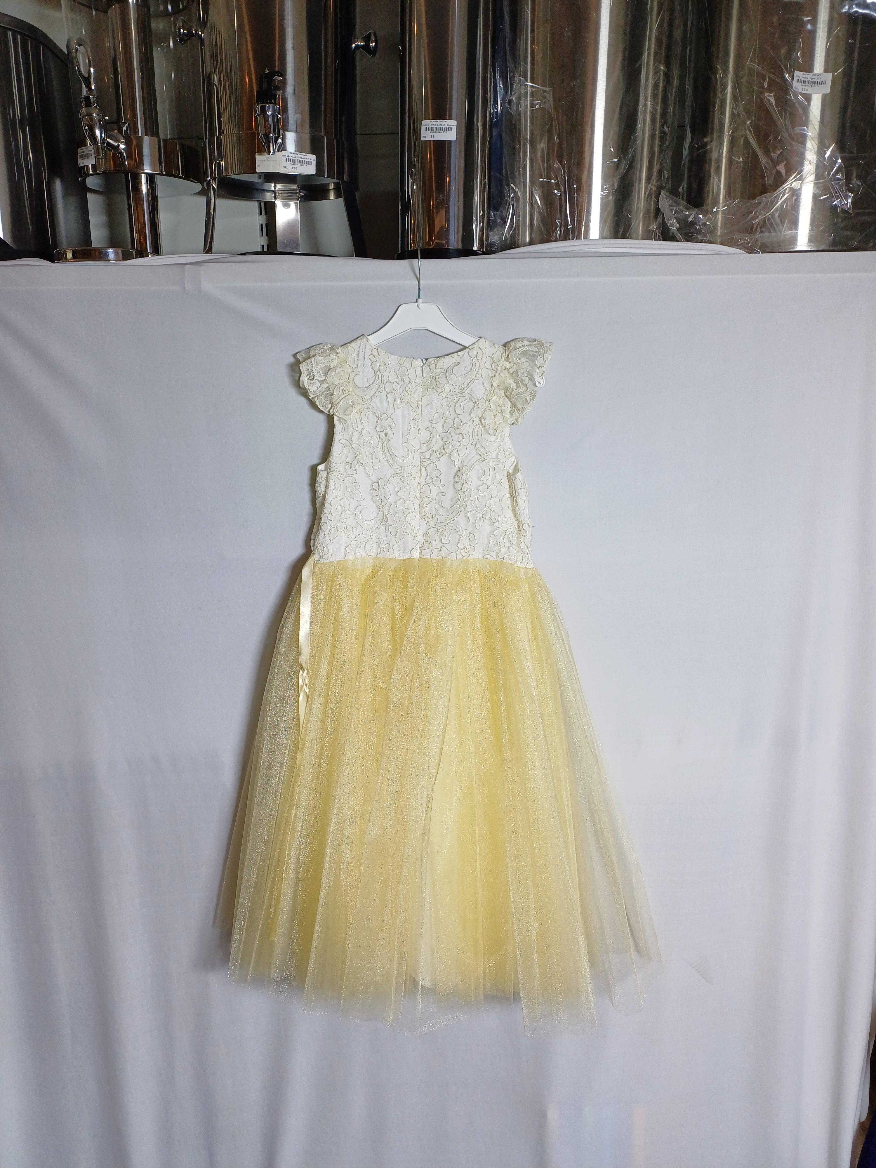 DAVID CHARLES WHTGD-11Y GIRLS DRESS DC0009