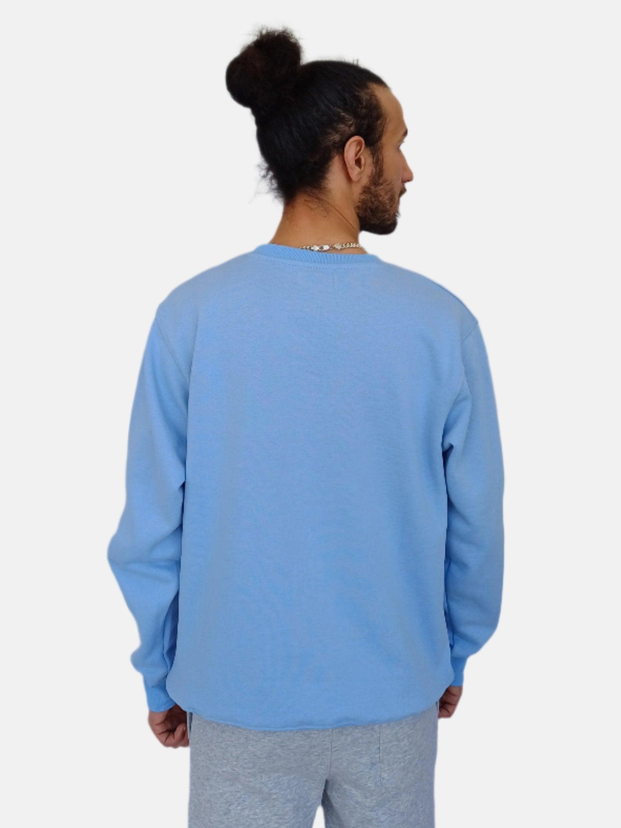Sweat-shirt ras du cou bleu Jack & Jones