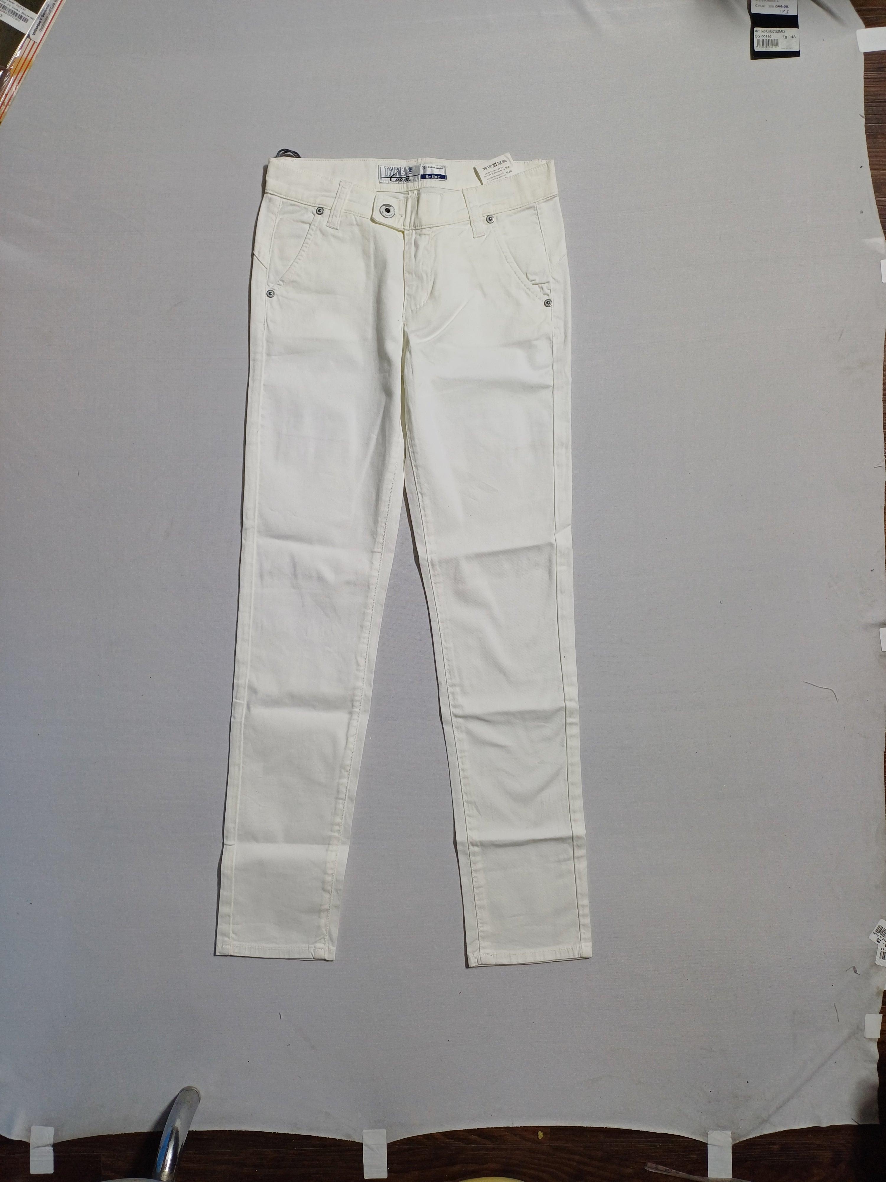 TAKE TWO WHITE-10Y C9132 PANTALON FILLE