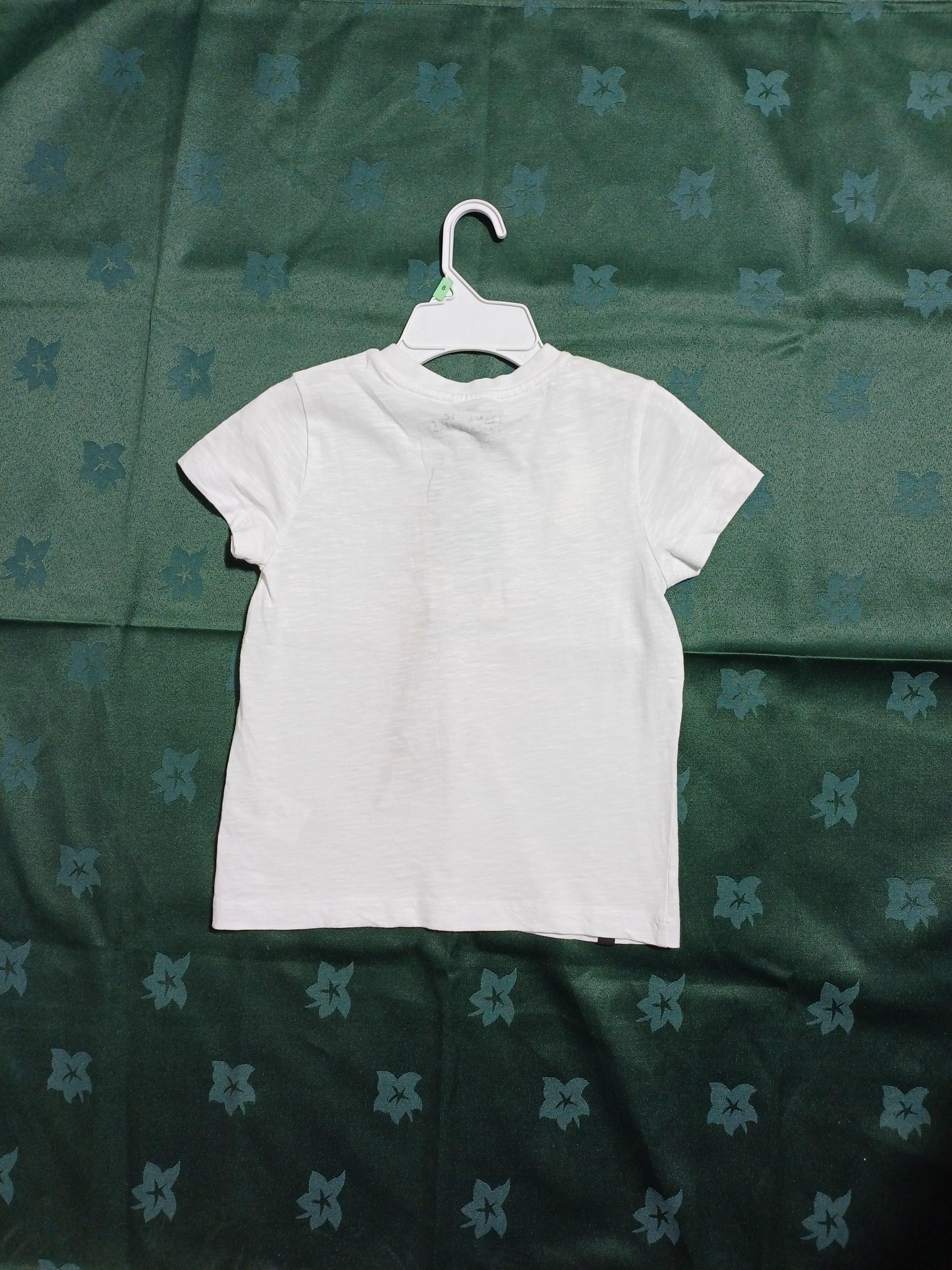 DANIELE WHITE-4A KIDS RN T-SHIRT SS