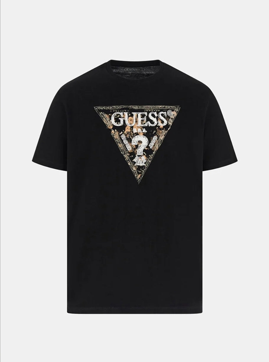 Guess Round Neck T-shirt Black M5YI15