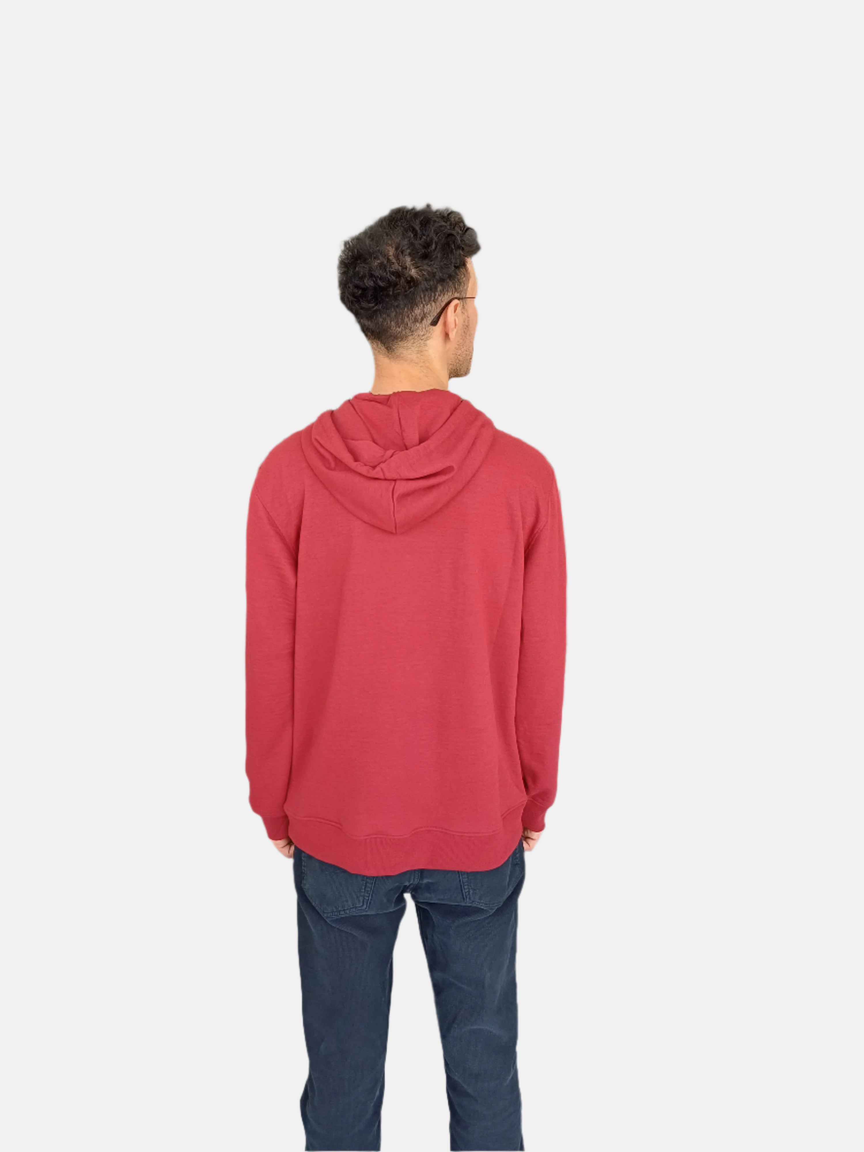 Burberry Maroon Men Hoodies Sweatshirt 400561611004