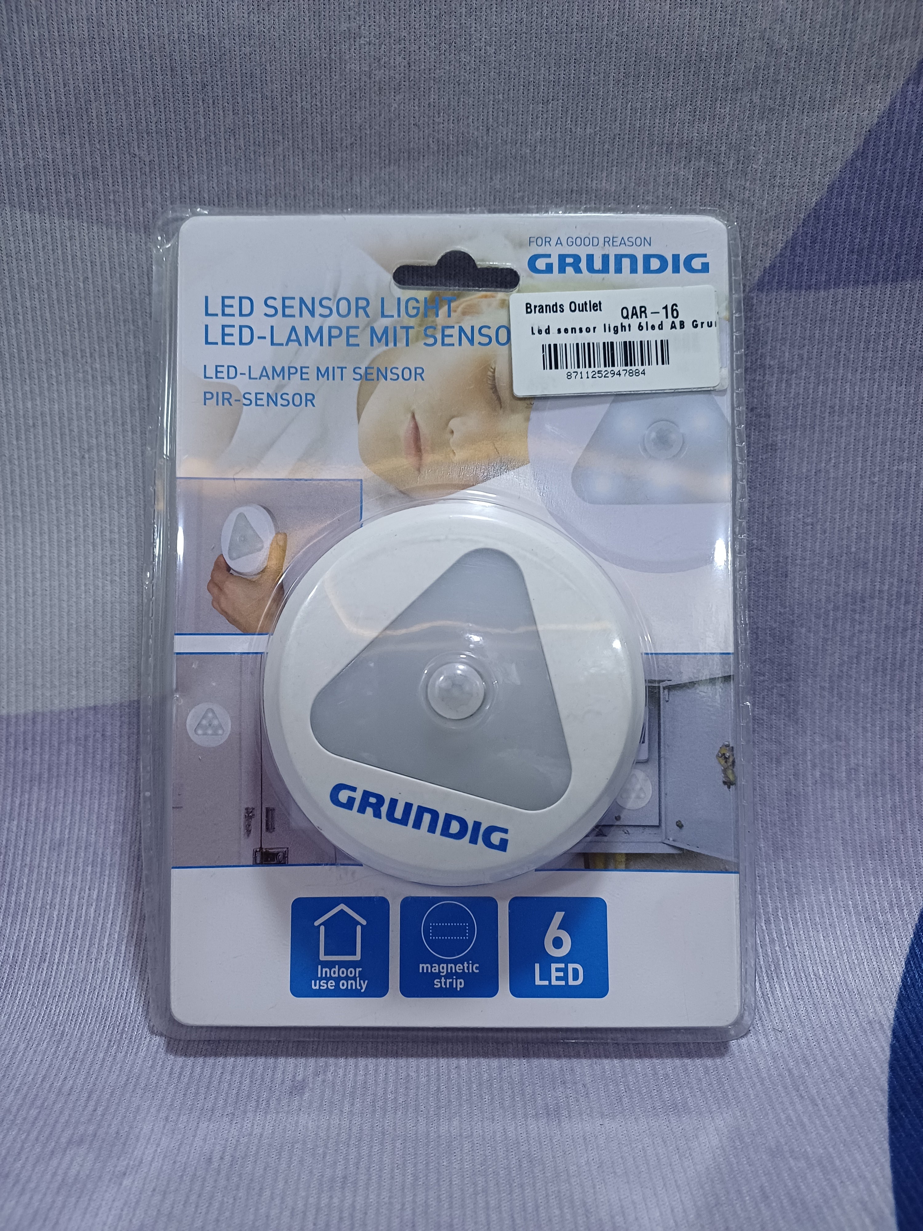 Lampe à capteur LED 6led AB Grundig db
