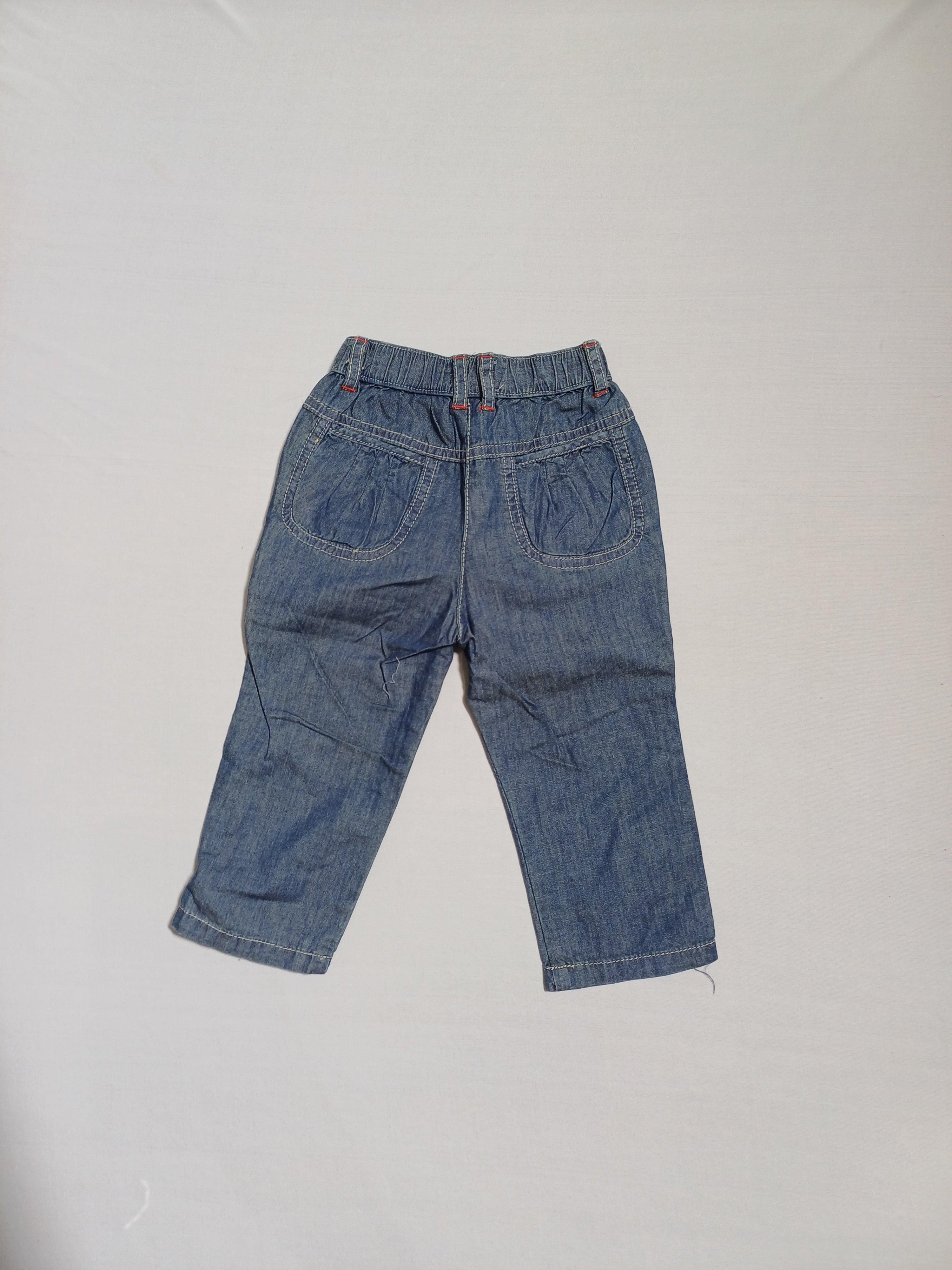 MONTEFIORE BLEU-12M JEAN BÉBÉ FILLE H80