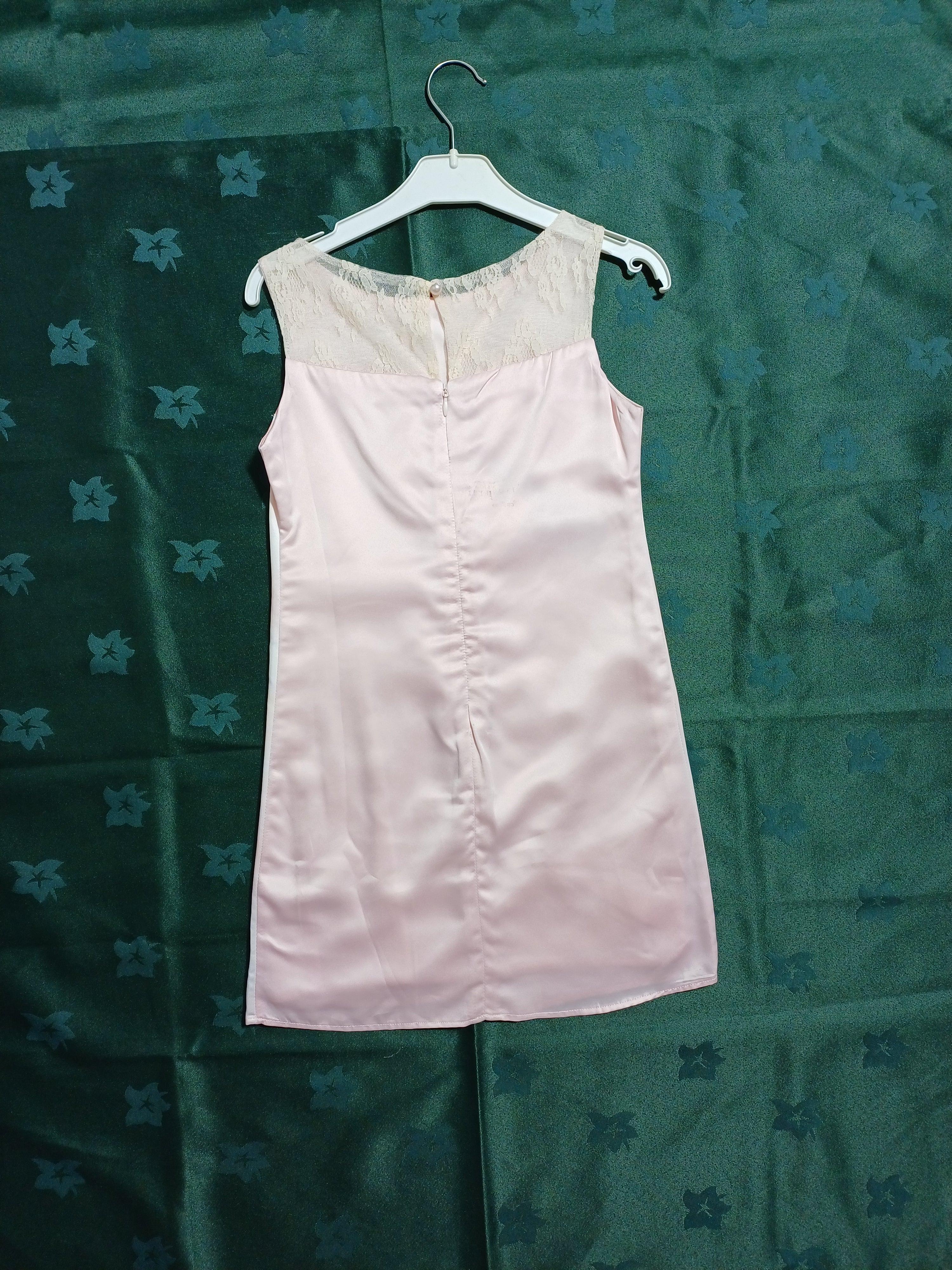 G15Y60413 PINK-7Y GIRL DRESS