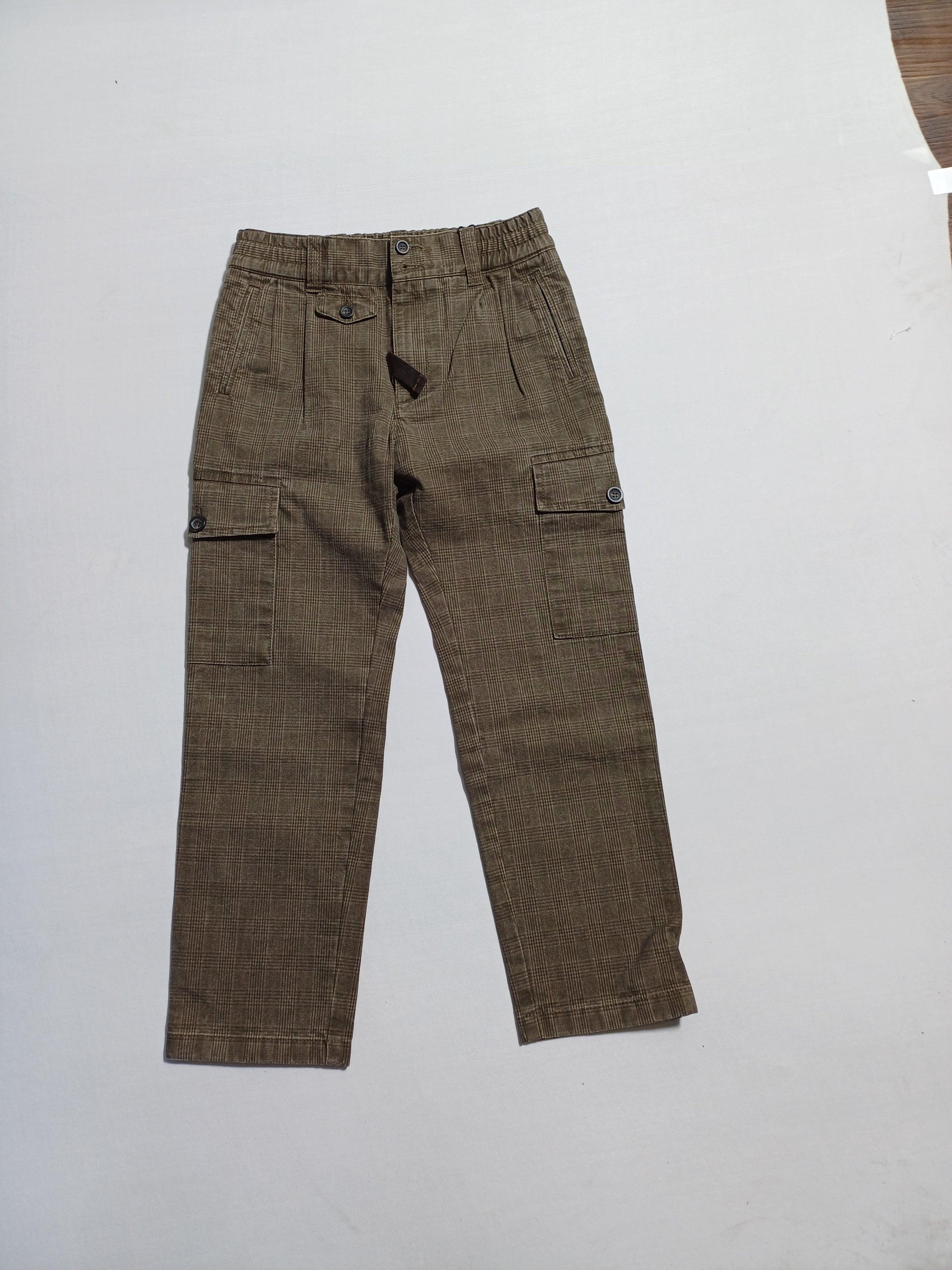 DOLCE&GABBANA BROWN-6Y BOY TROUSER L4EP04