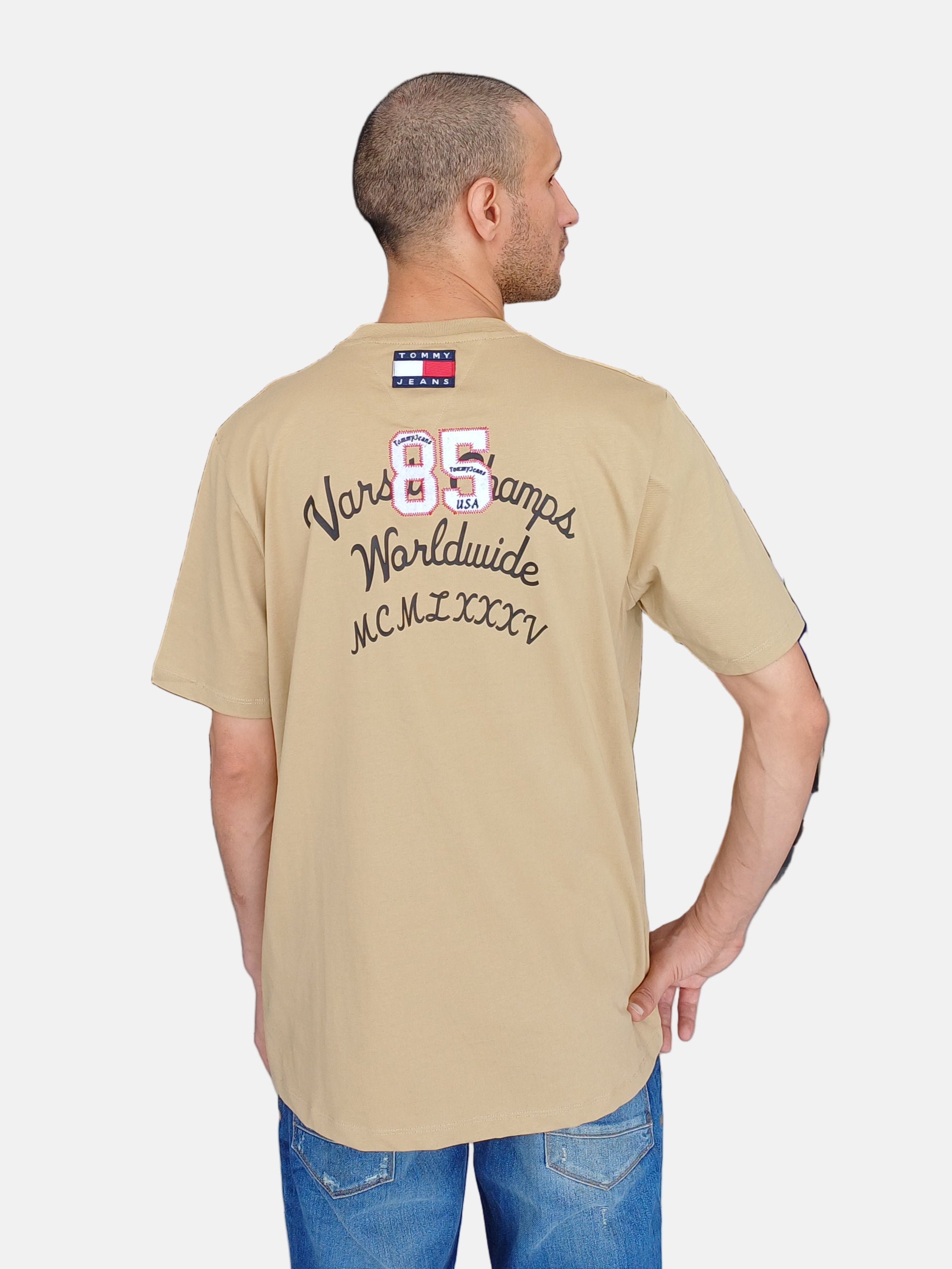 Tommy Jeans T-Shirt Round Neck Biege 212463