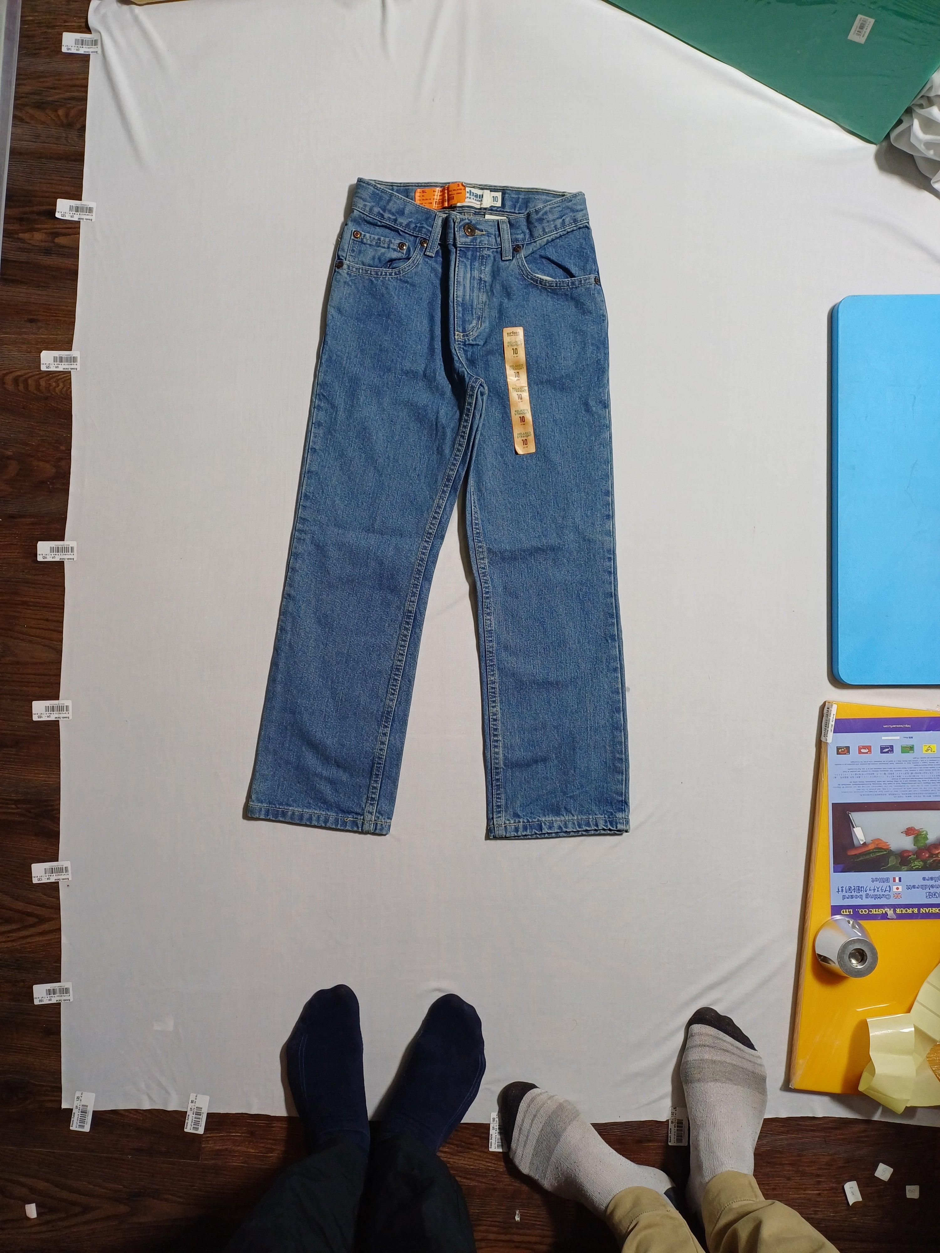 بنطلون جينز URBAN PIPELINE 10-SLIM للأولاد باللون الأزرق