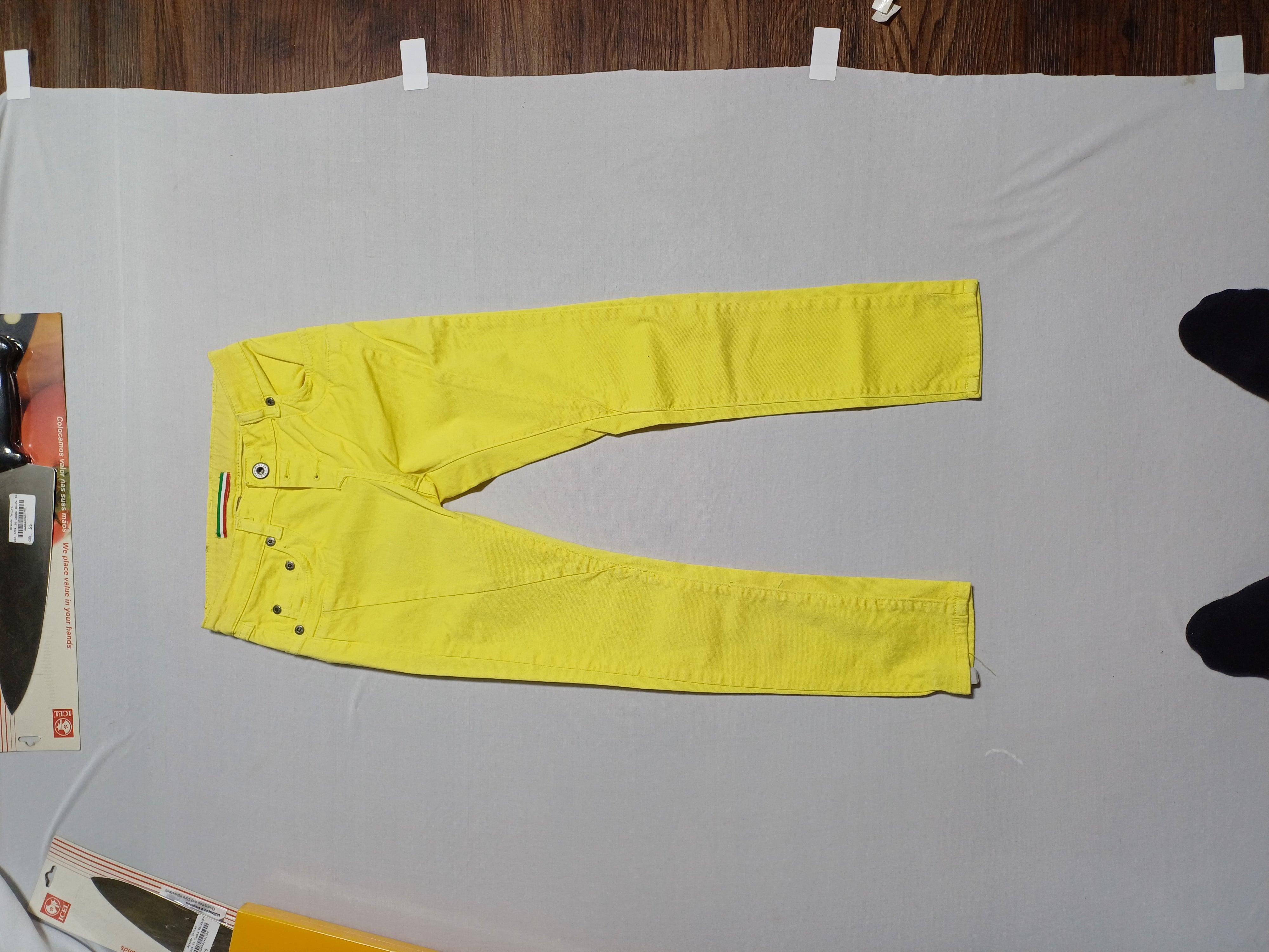 PLEASE YELLOW-XS GIRL PANTS 00116