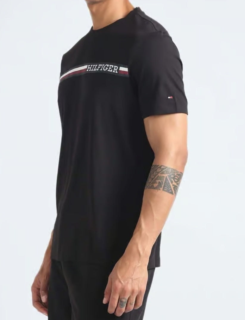 Tommy Hilfiger T-Shirt Round Neck Black 263486
