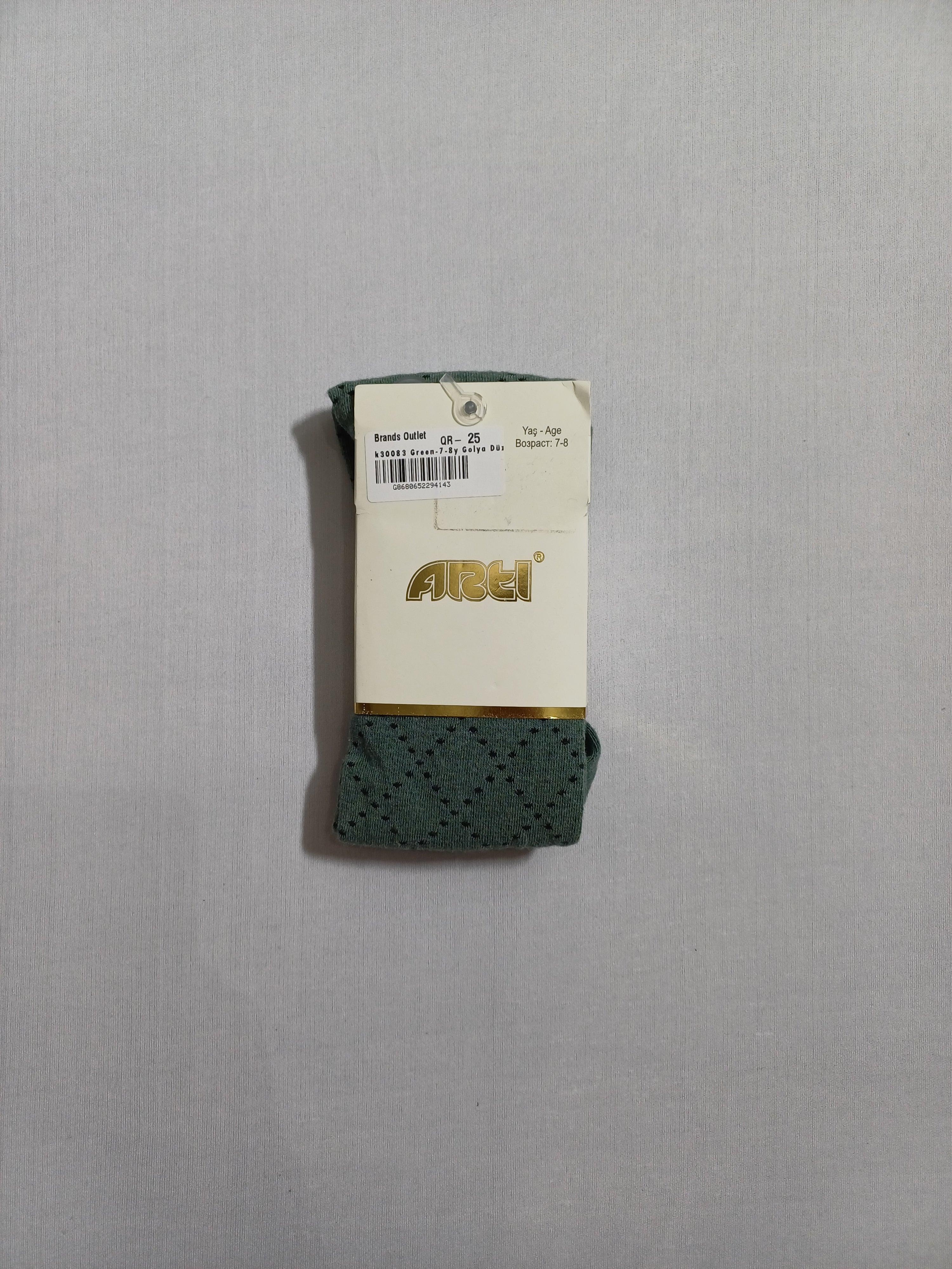 k30083 Green Golya Düz girl Pantyhose