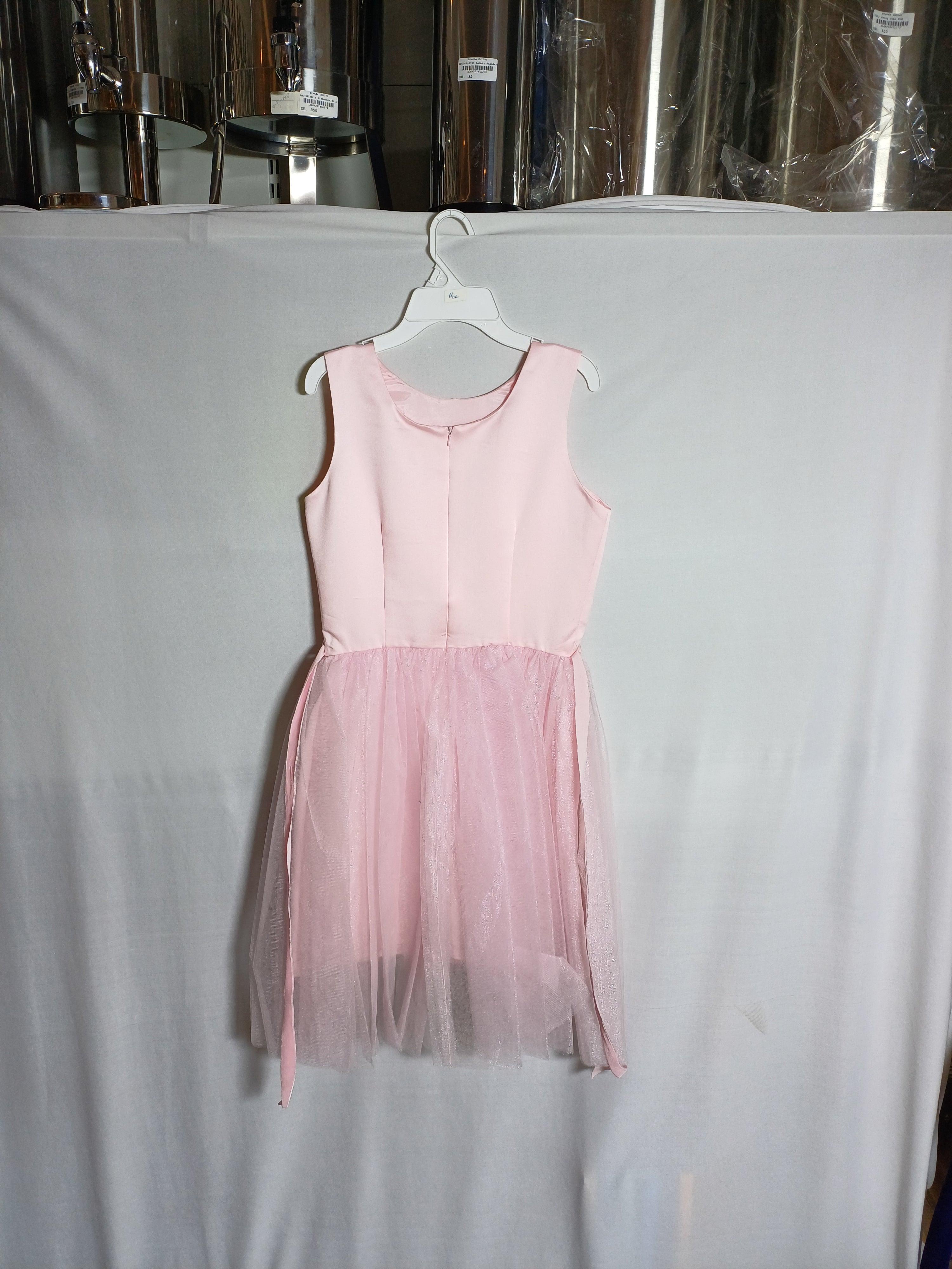 DAVID CHARLES PINK-16Y GIRLS DRESS  DC0051