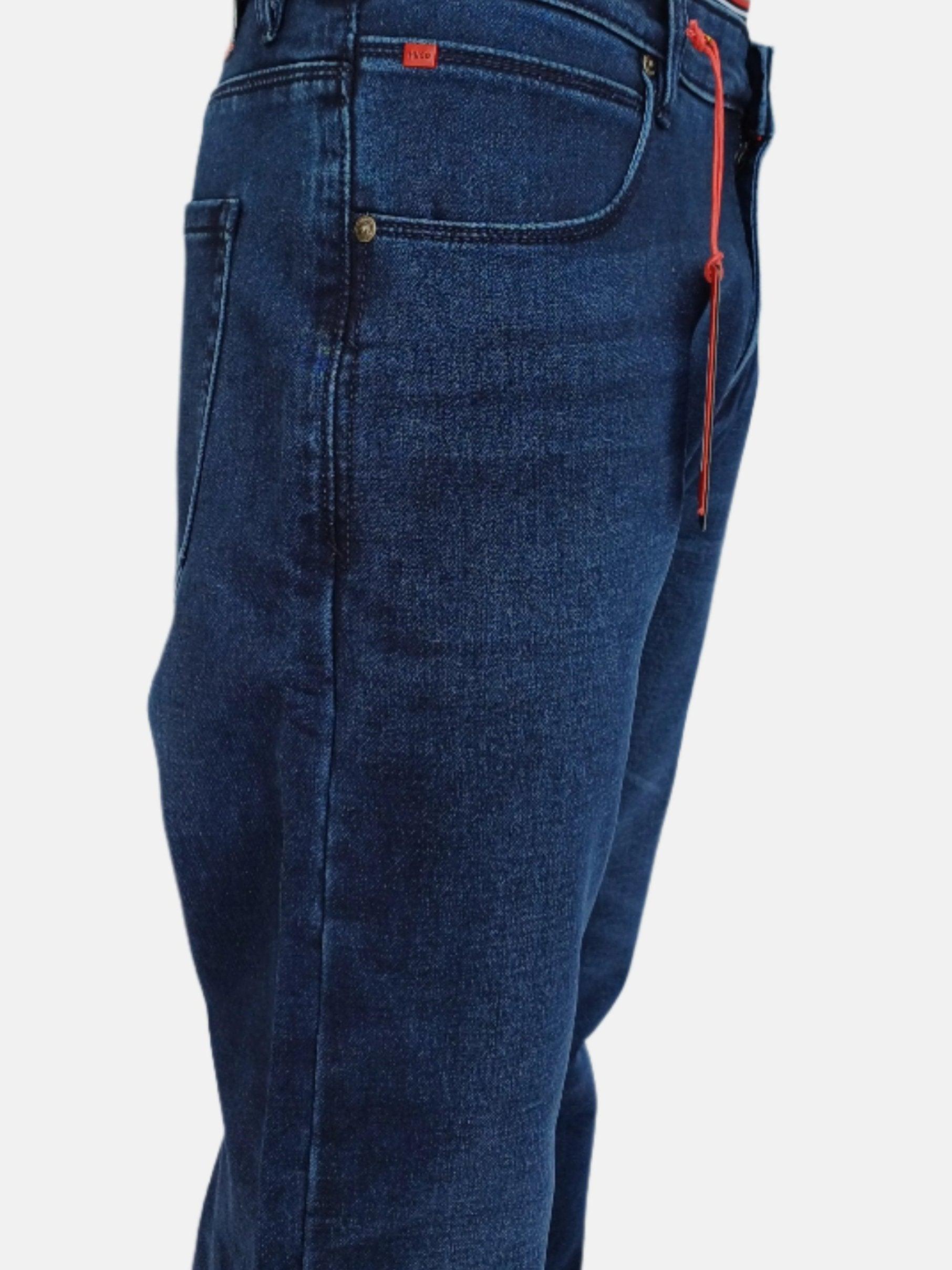 JEAN HUGO 708 JERSEY DENIM bleu foncé