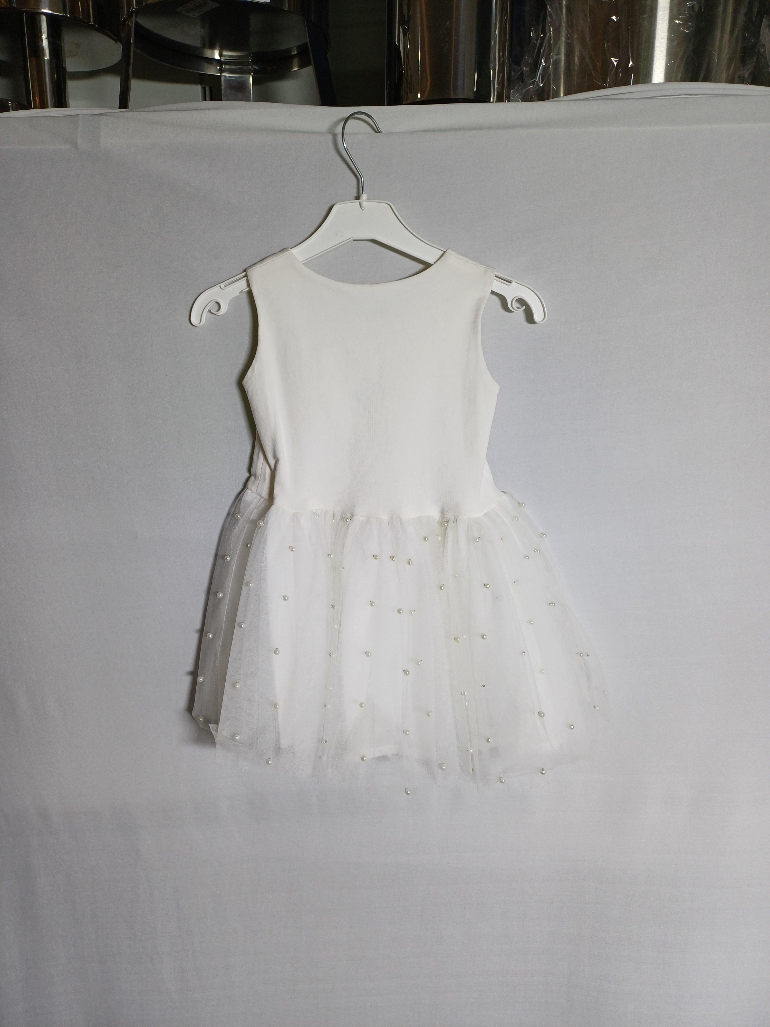 Goose Girl Sleevless Dress White G17Y61018