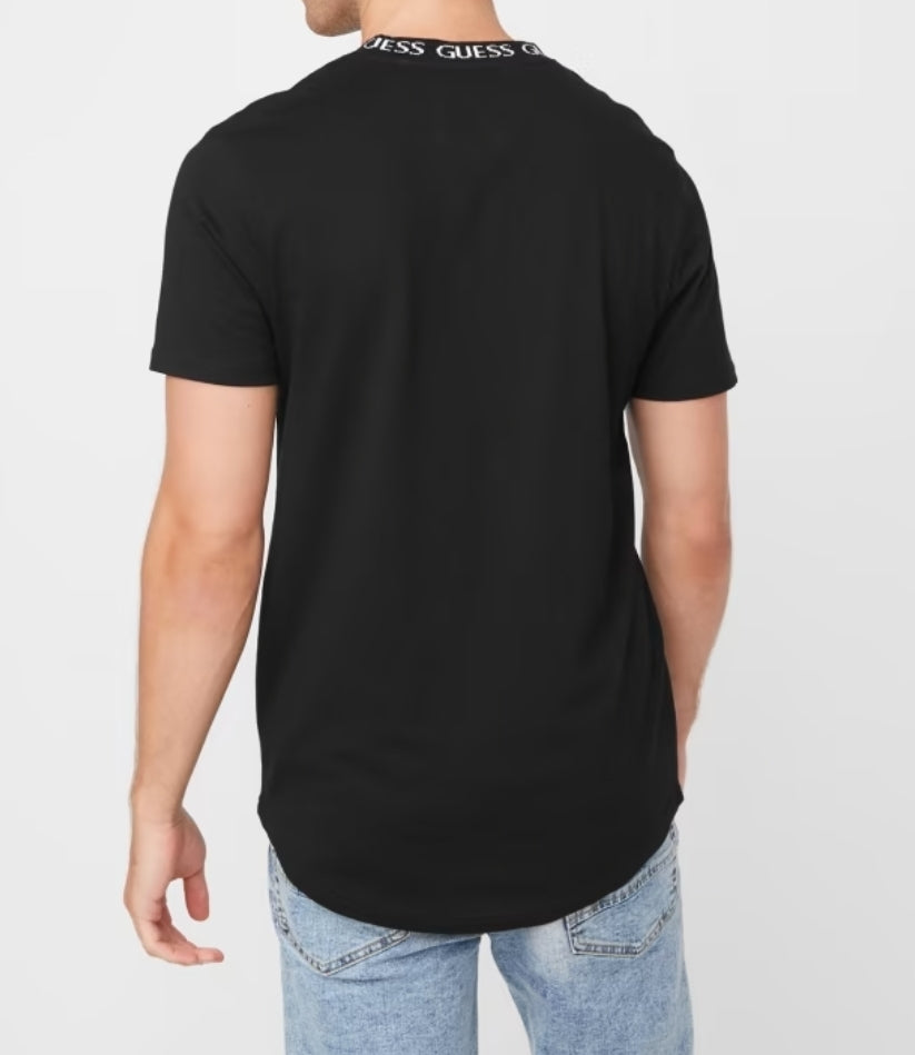Guess Round Neck T-shirt Black XBOP05
