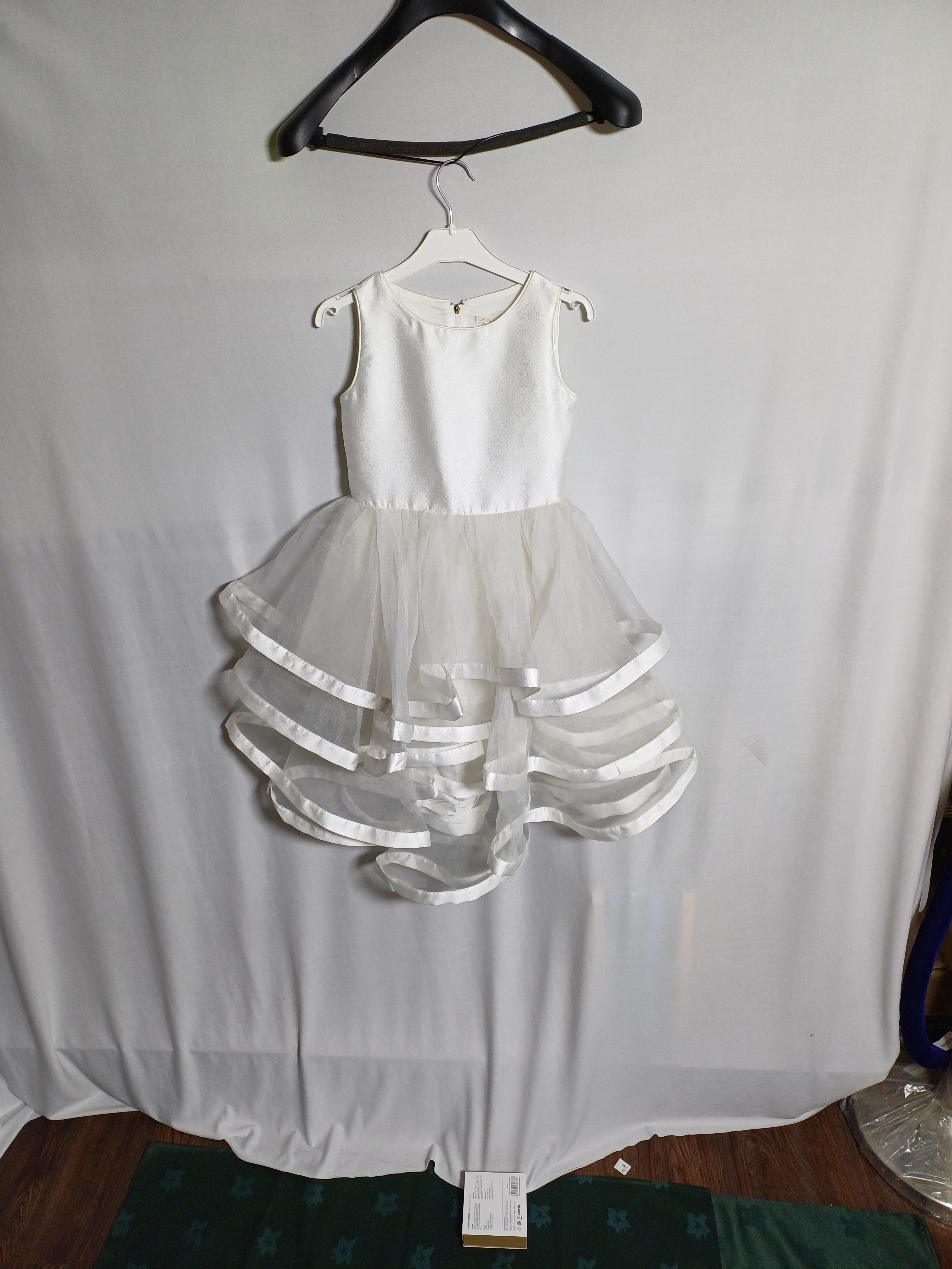 فستان ELLA.B أبيض للبنات 8 سنوات EB633