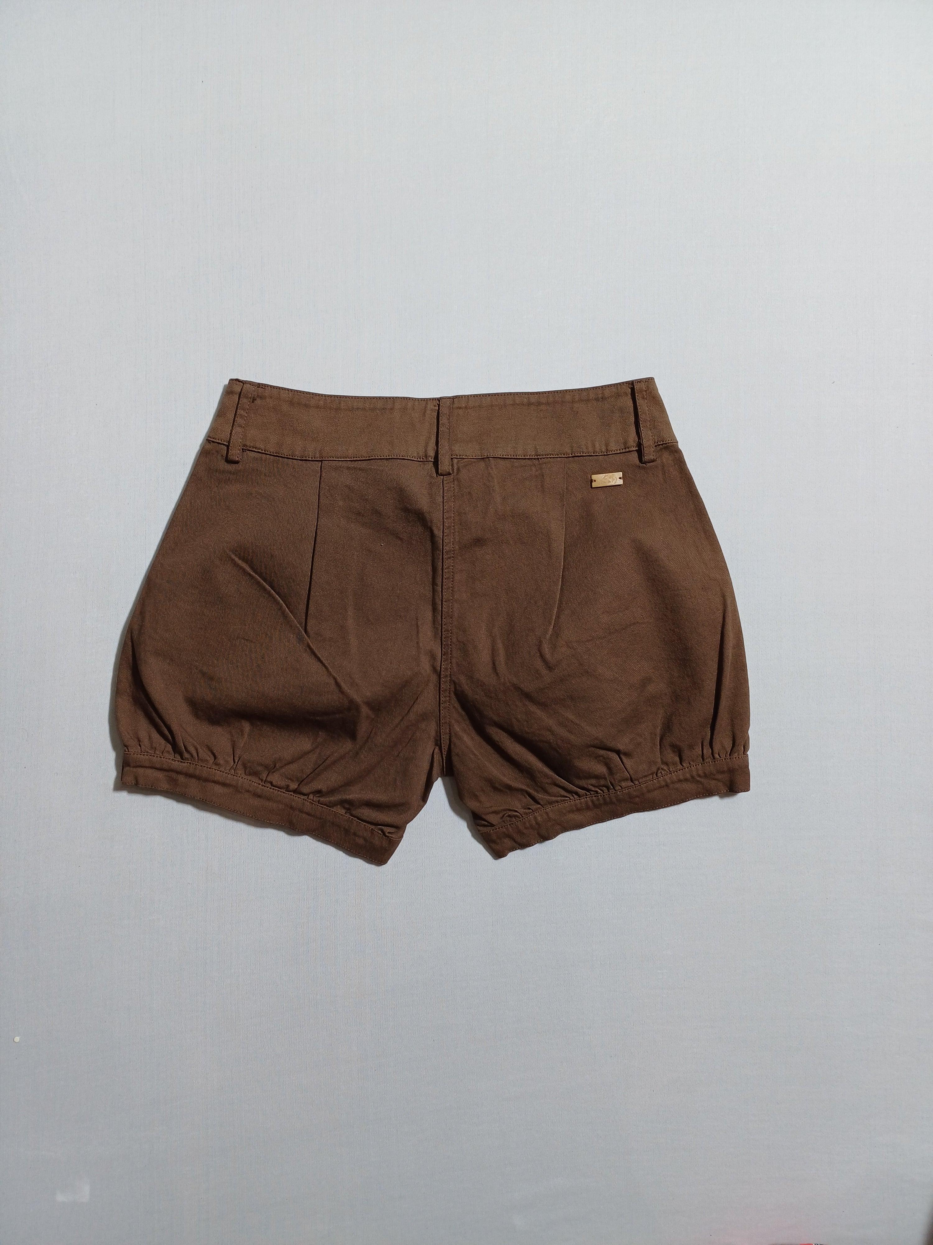 كي6؟ بنطال قصير للبنات مقاس 12A، بني، 32KPC66