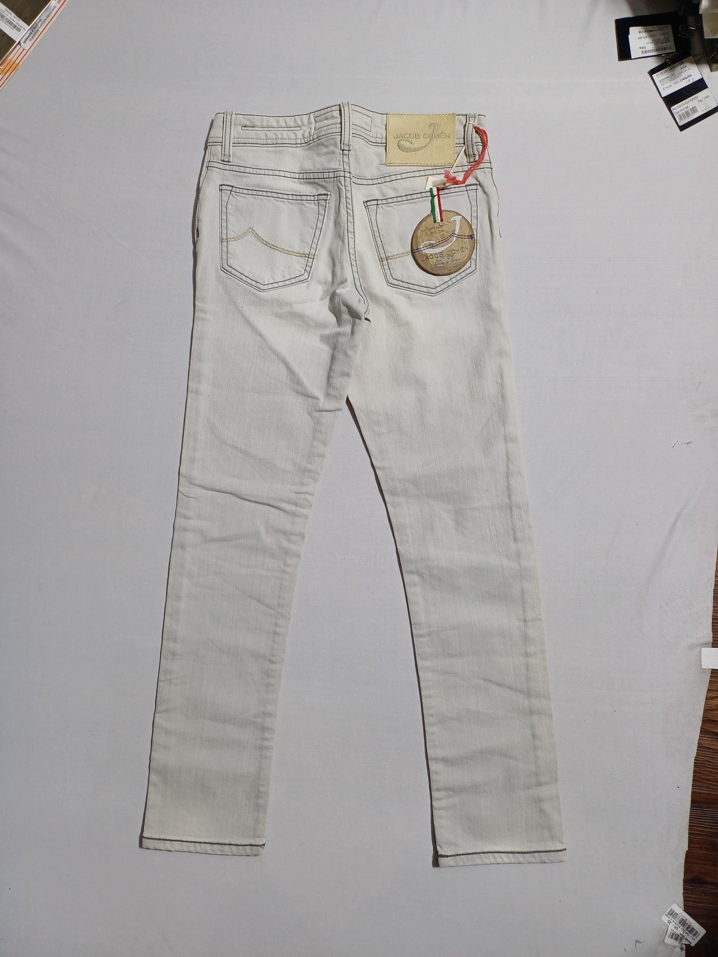 JACOB COHEN WHITE-12Y BOY COLOR JEAN
