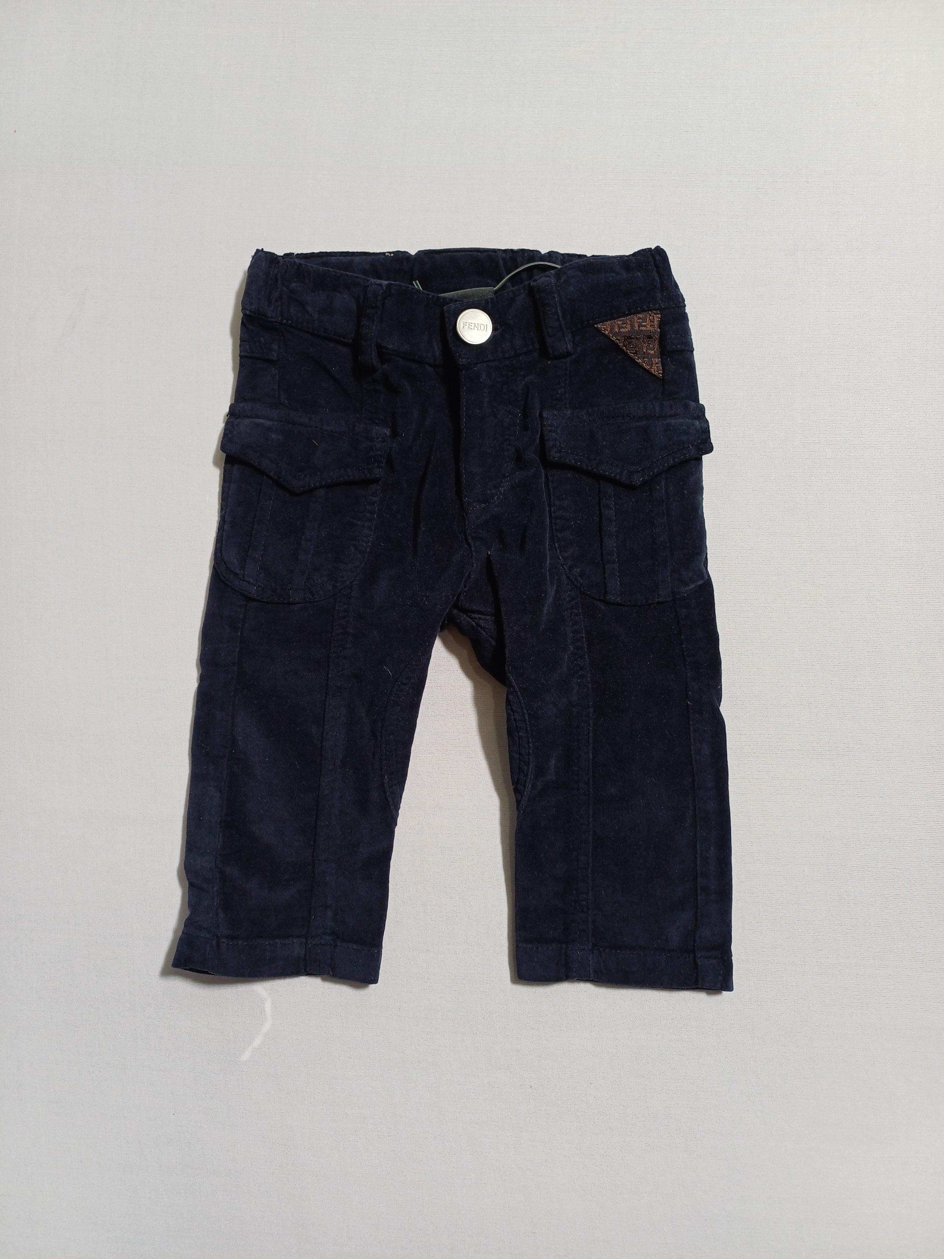 FENDI NAVYBLUE-3M BABY BOY TROUSER 8373
