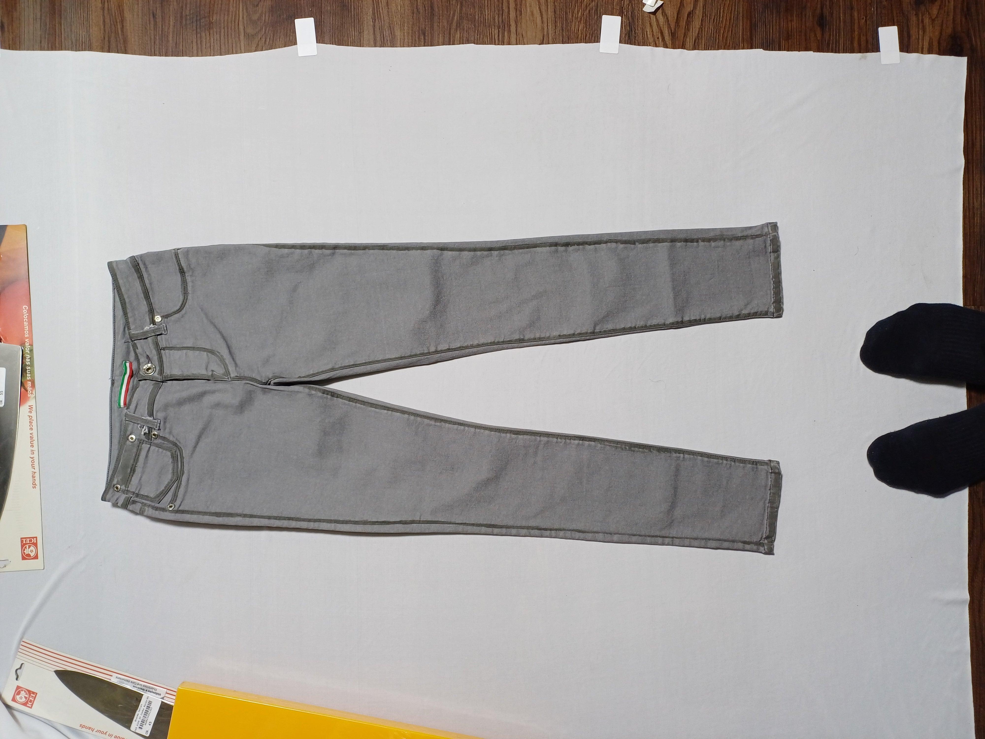 PANTALON FILLE PLEASE GREY-L 01990