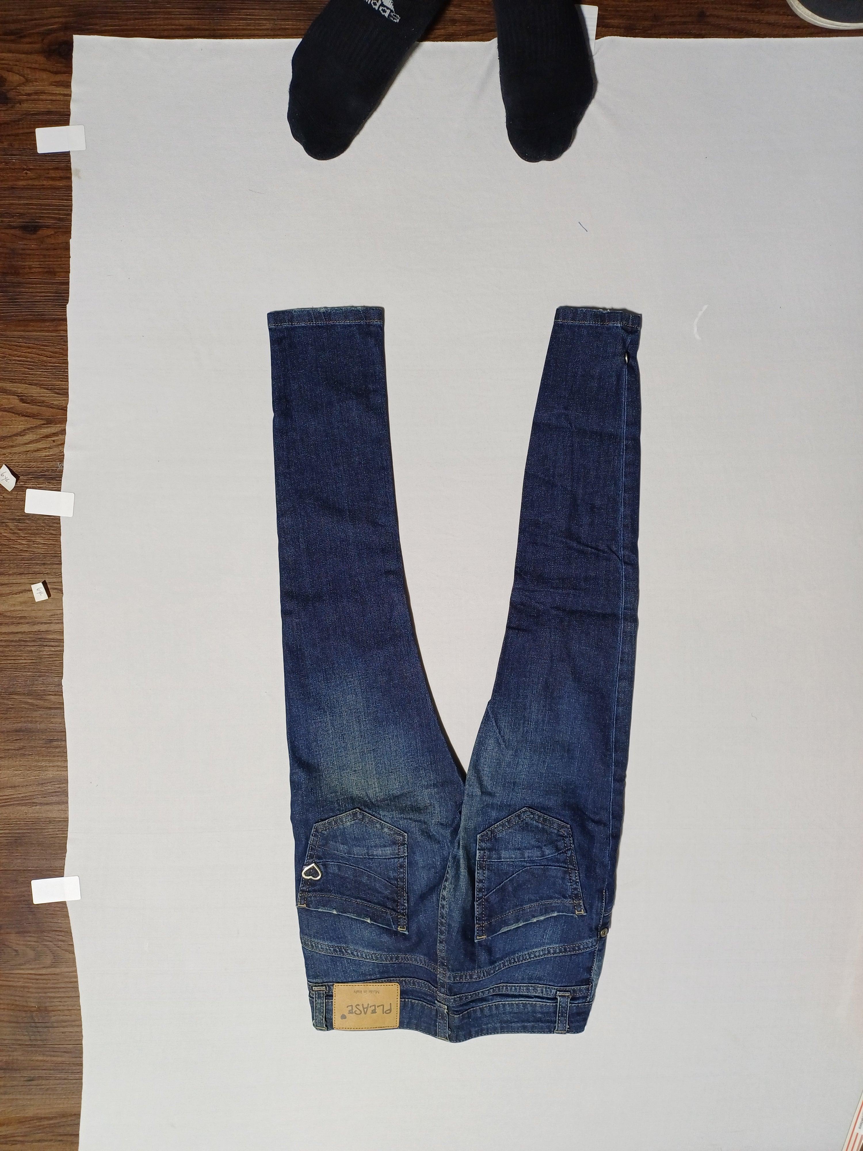 JEANS FILLE PLEASE BLUE-XS 01049