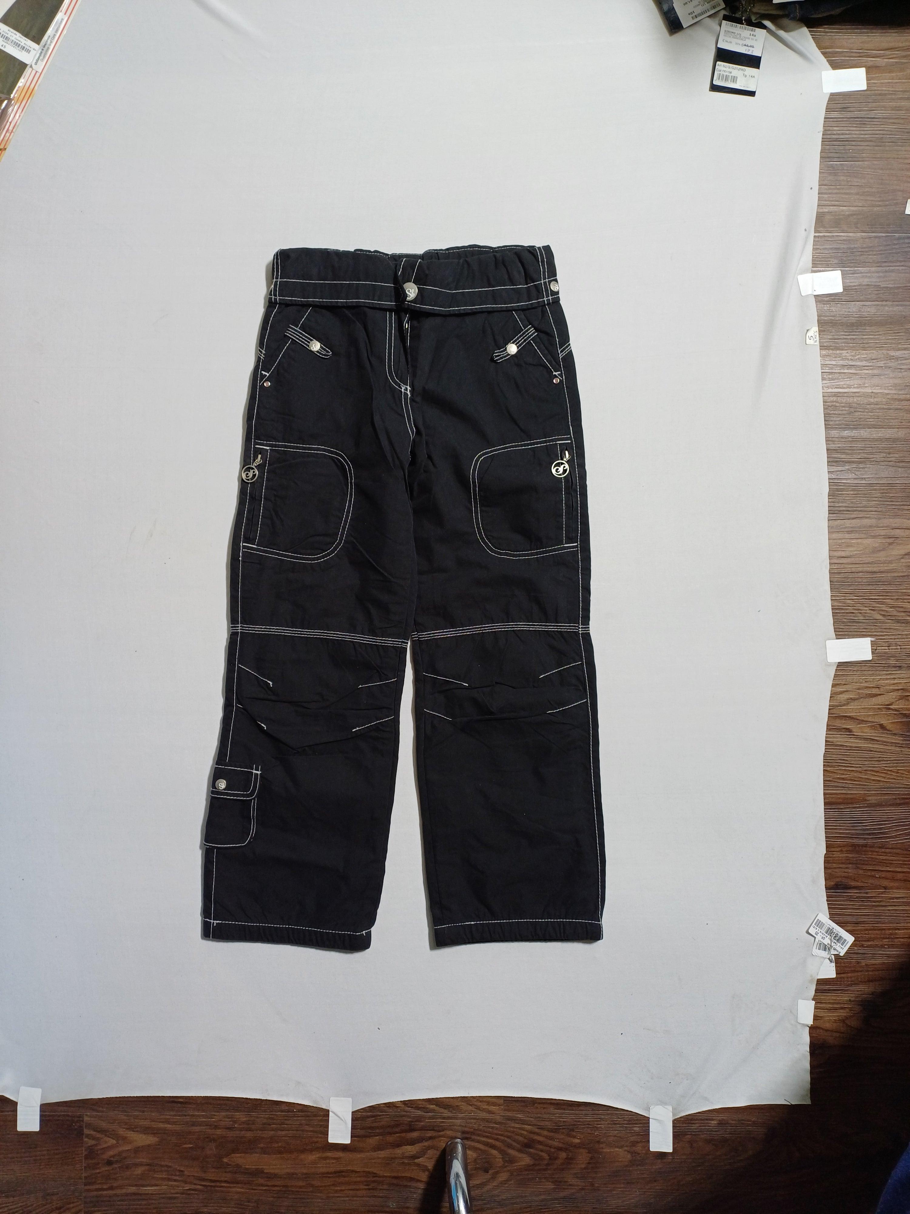 PANTALON FILLE SARABANDA NOIR-7Y 02825