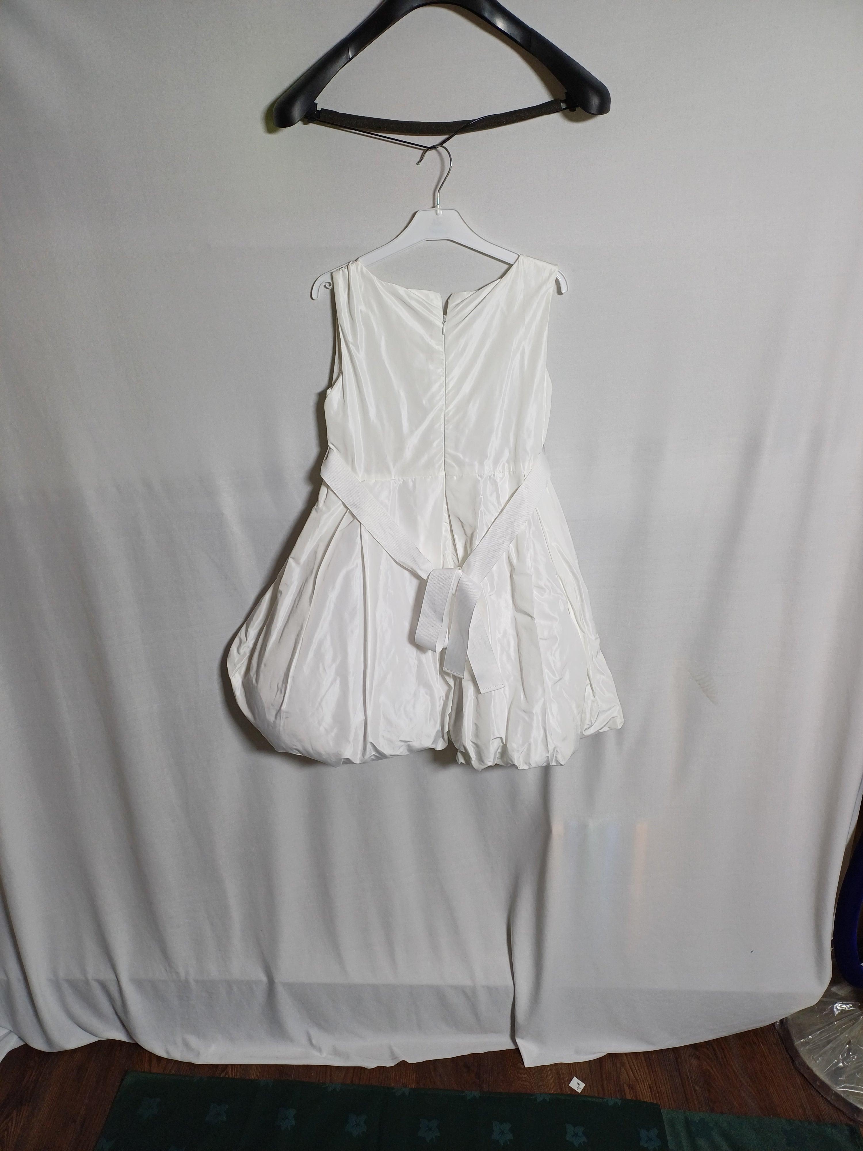 فستان LES GAMINS أبيض للبنات مقاس 10 سنوات CF3176R/ CF3176B