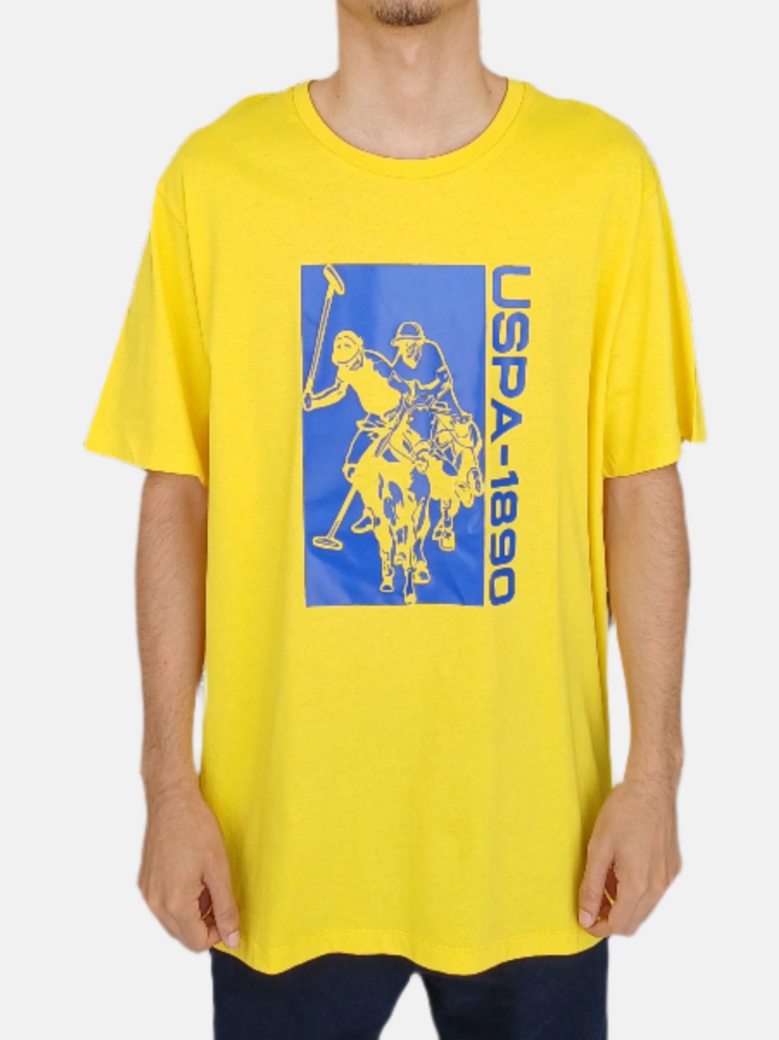 U.S. Polo Assn. Round Neck T-Shirts Yellow 50