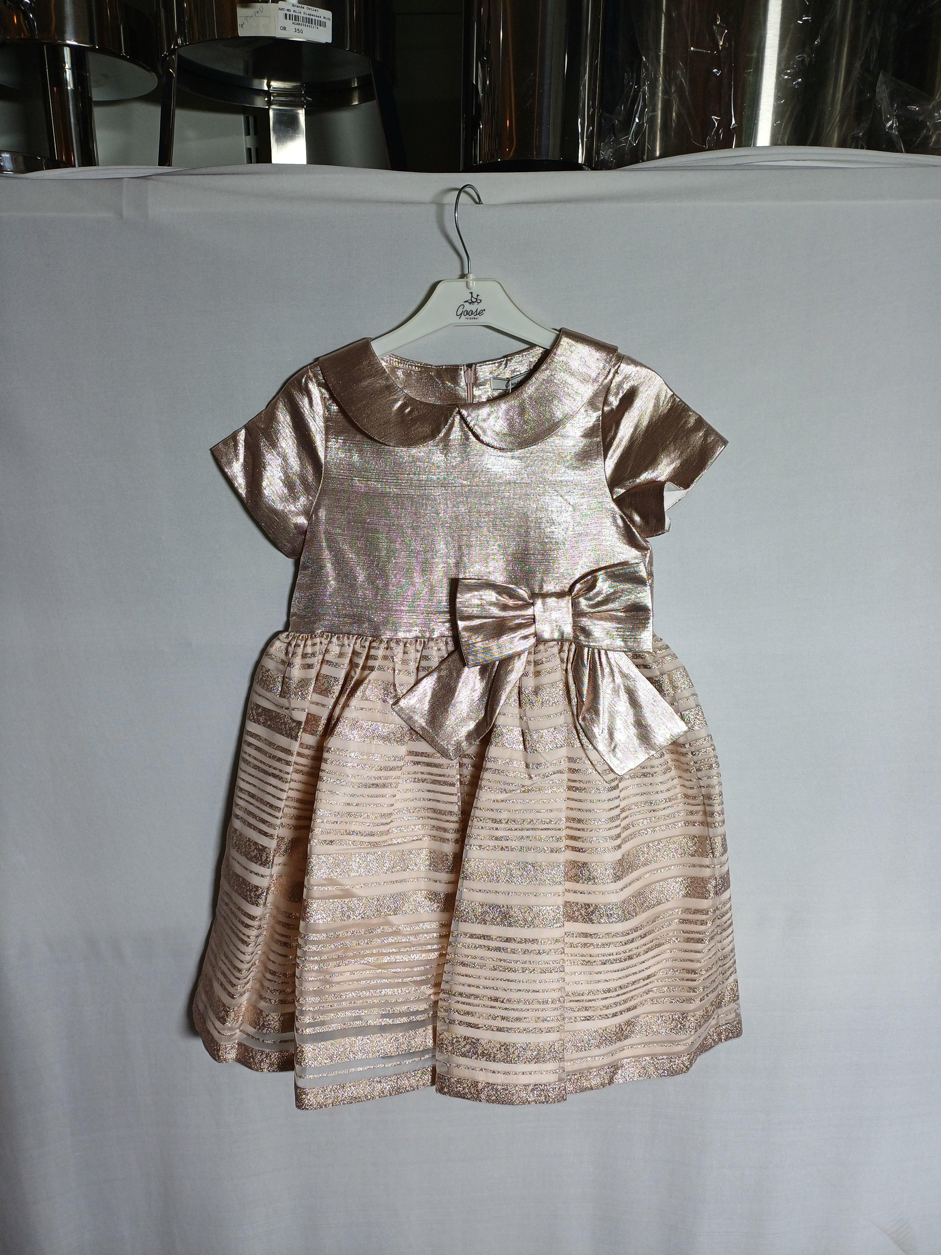 G17K60807 PINK-9/10Y GIRL DRESS