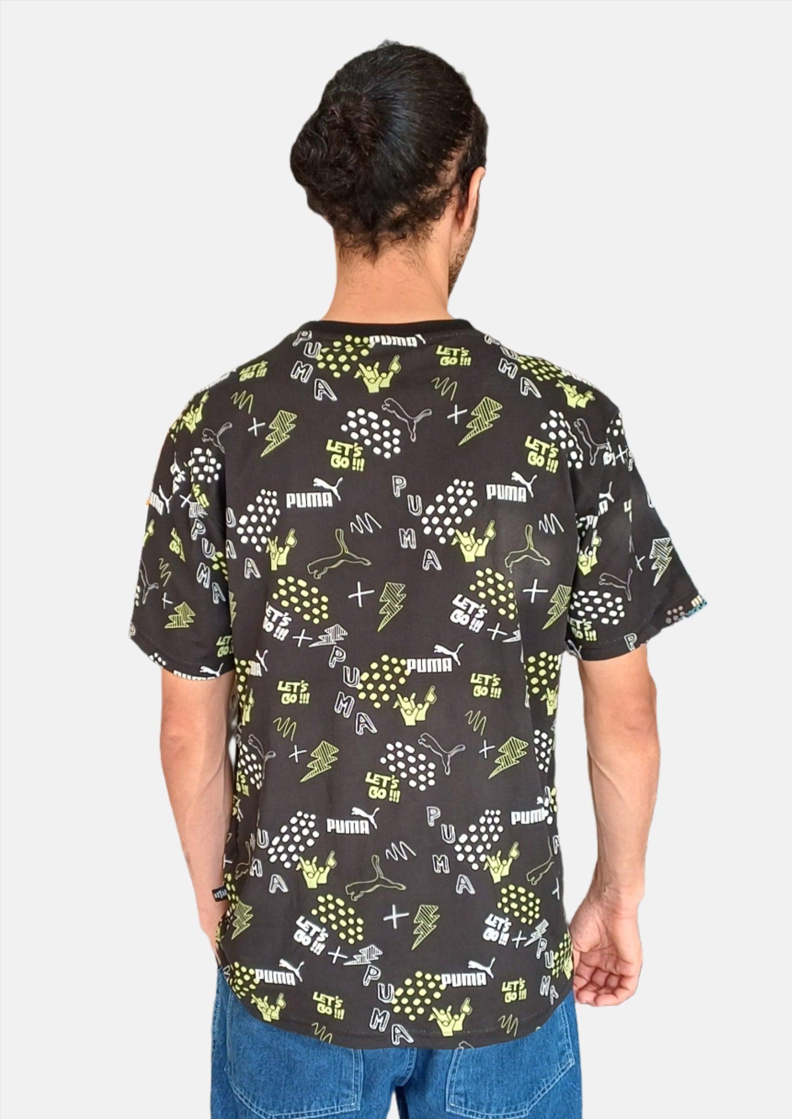 T-SHIRT COL ROND NOIR PUMA