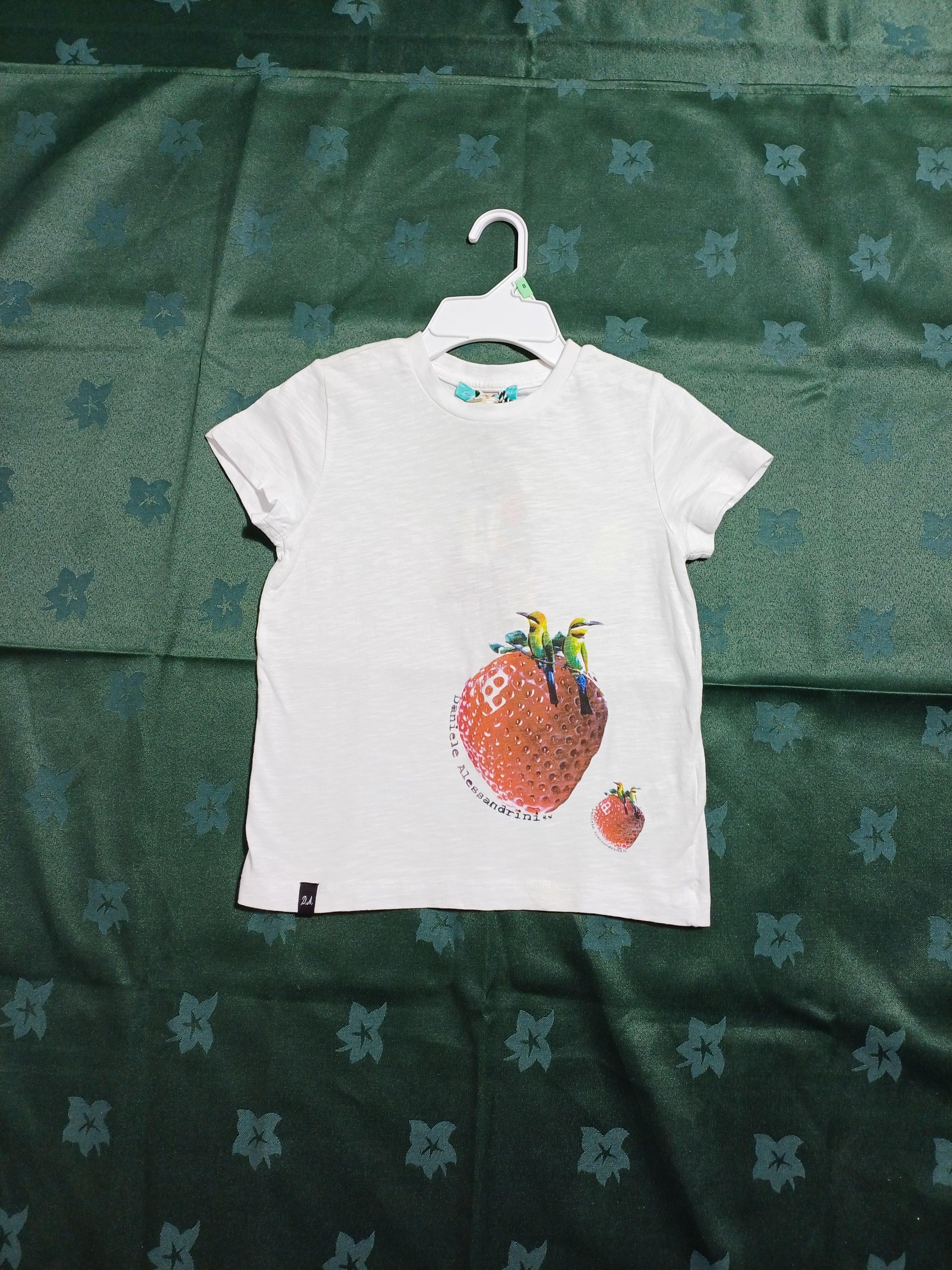 DANIELE WHITE-4A KIDS RN T-SHIRT SS